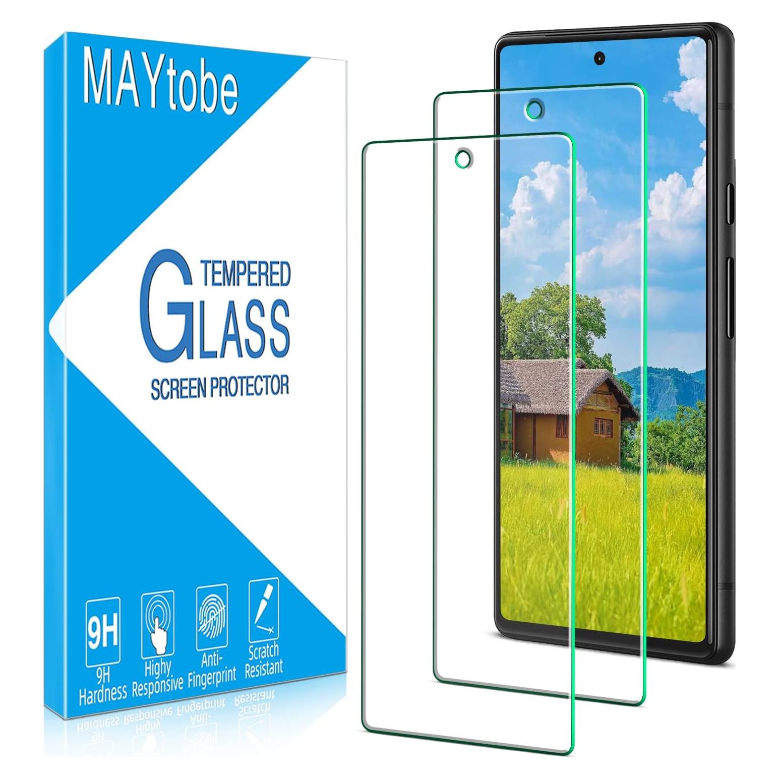 Protector de Pantalla Vidrio Templado MAYtobe para Google Pixel 7