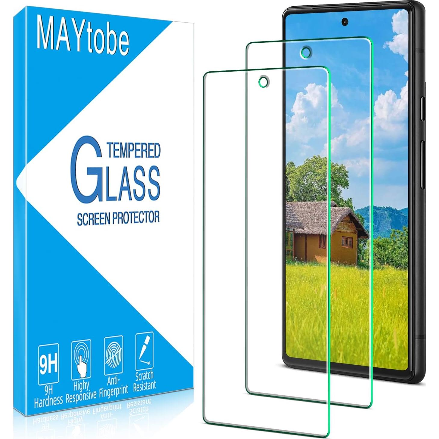 Protector de Pantalla Vidrio Templado MAYtobe para Google Pixel 7