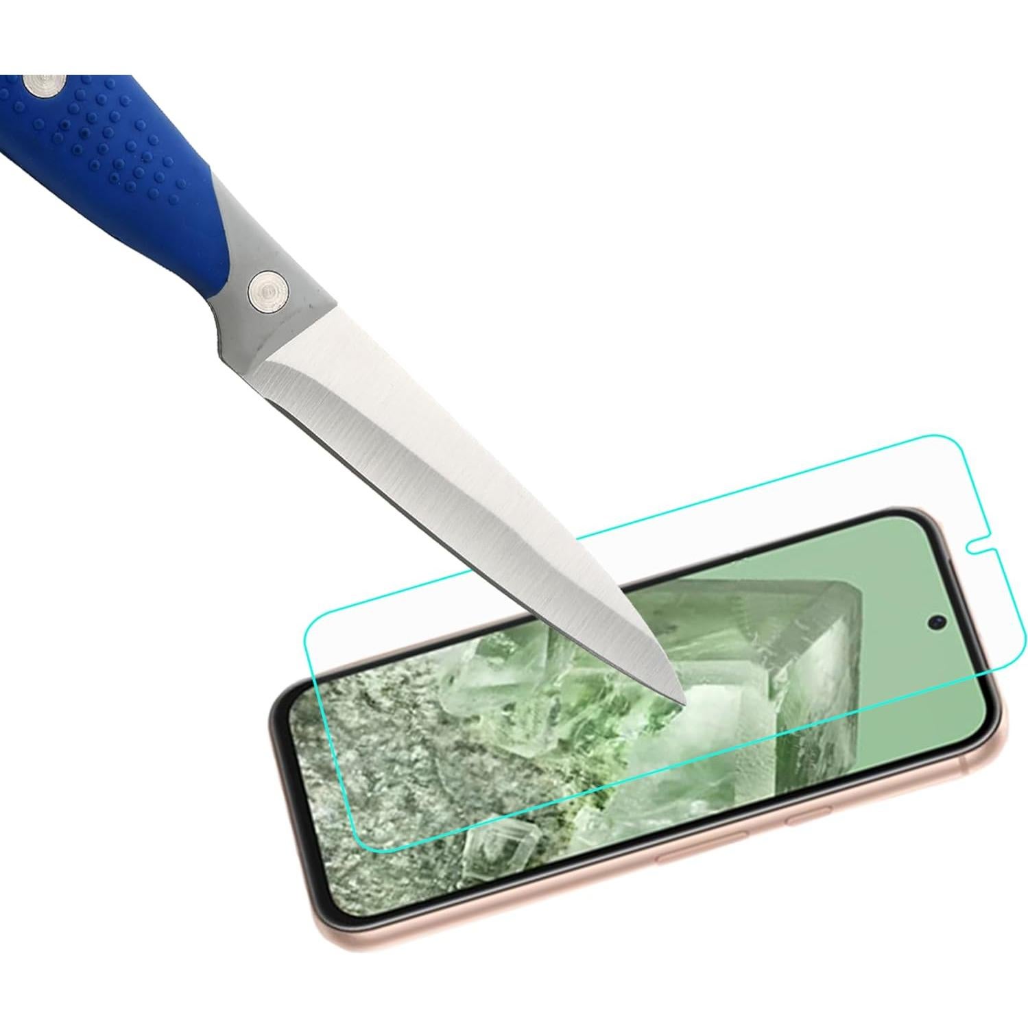 Protector de Pantalla Mr.Shield para Google Pixel 8a - Vidrio Templado 9H - Paquete de 3