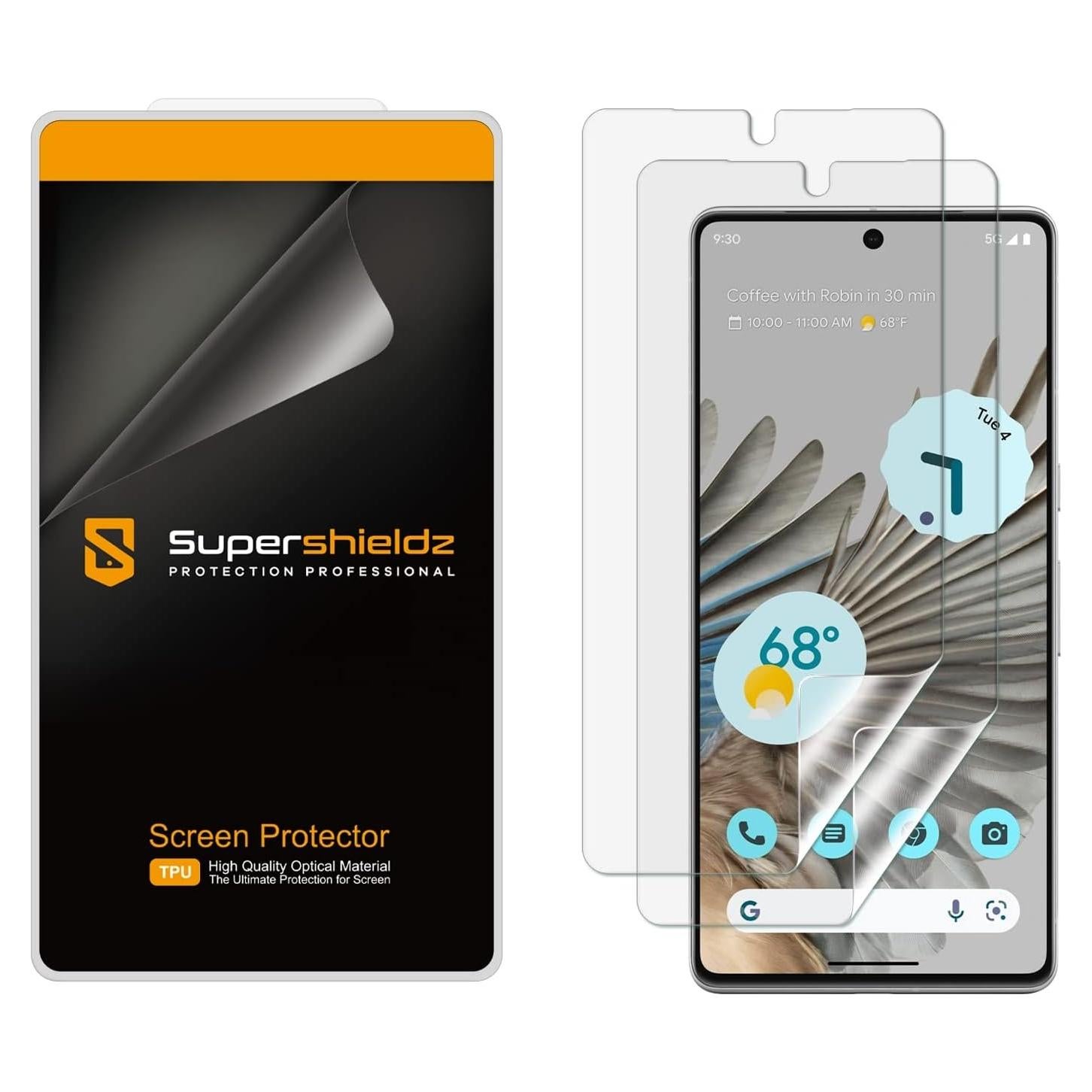Protector de Pantalla Supershieldz para Google Pixel 7 Pro - 2 Pack