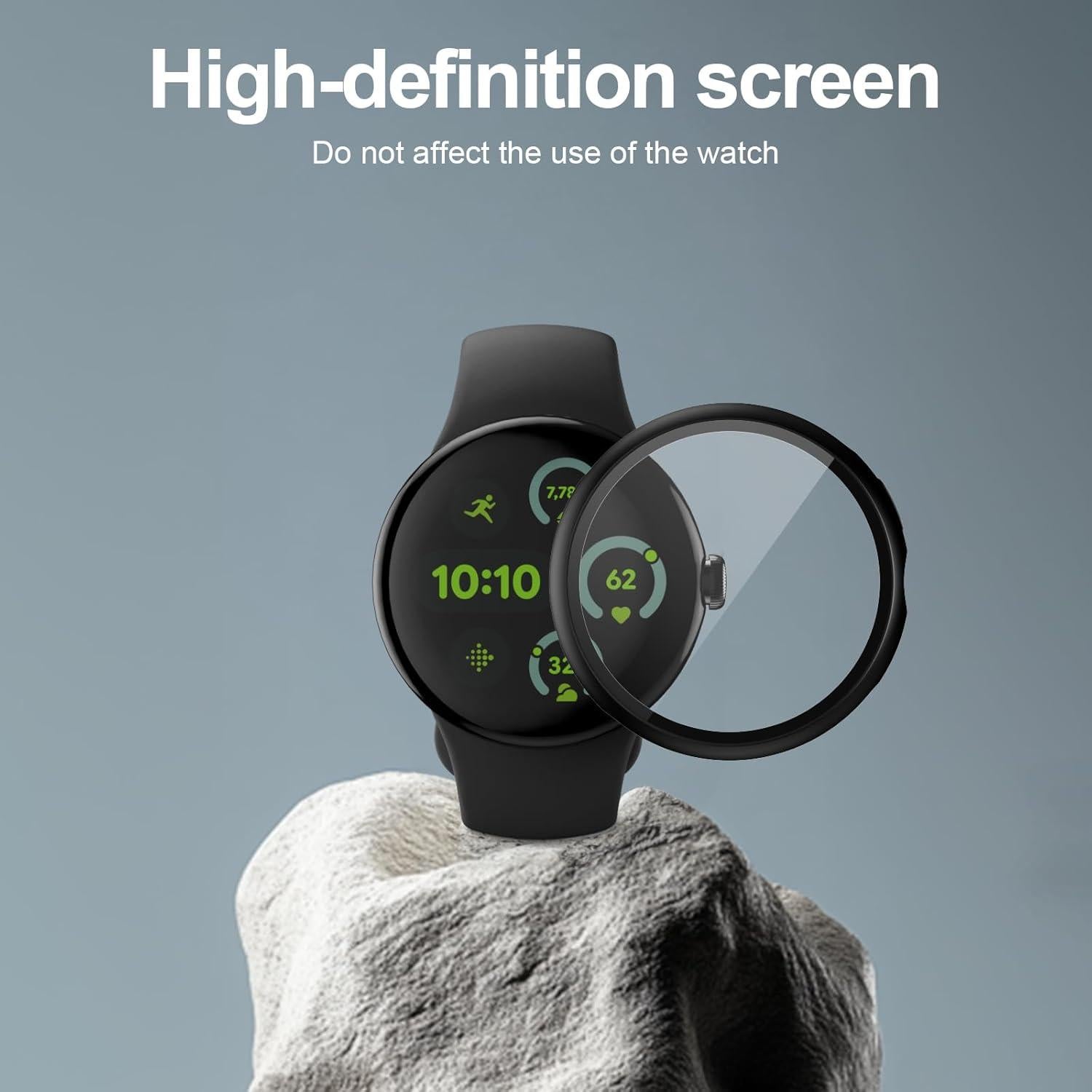 Funda Dura para Google Pixel Watch 3 41mm + Protector Vidrio