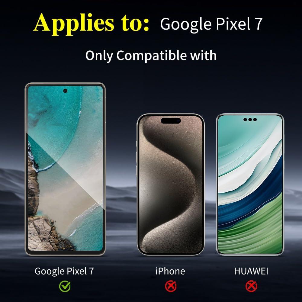 Protector de Pantalla Vidrio Templado GOZOPO para Google Pixel 7