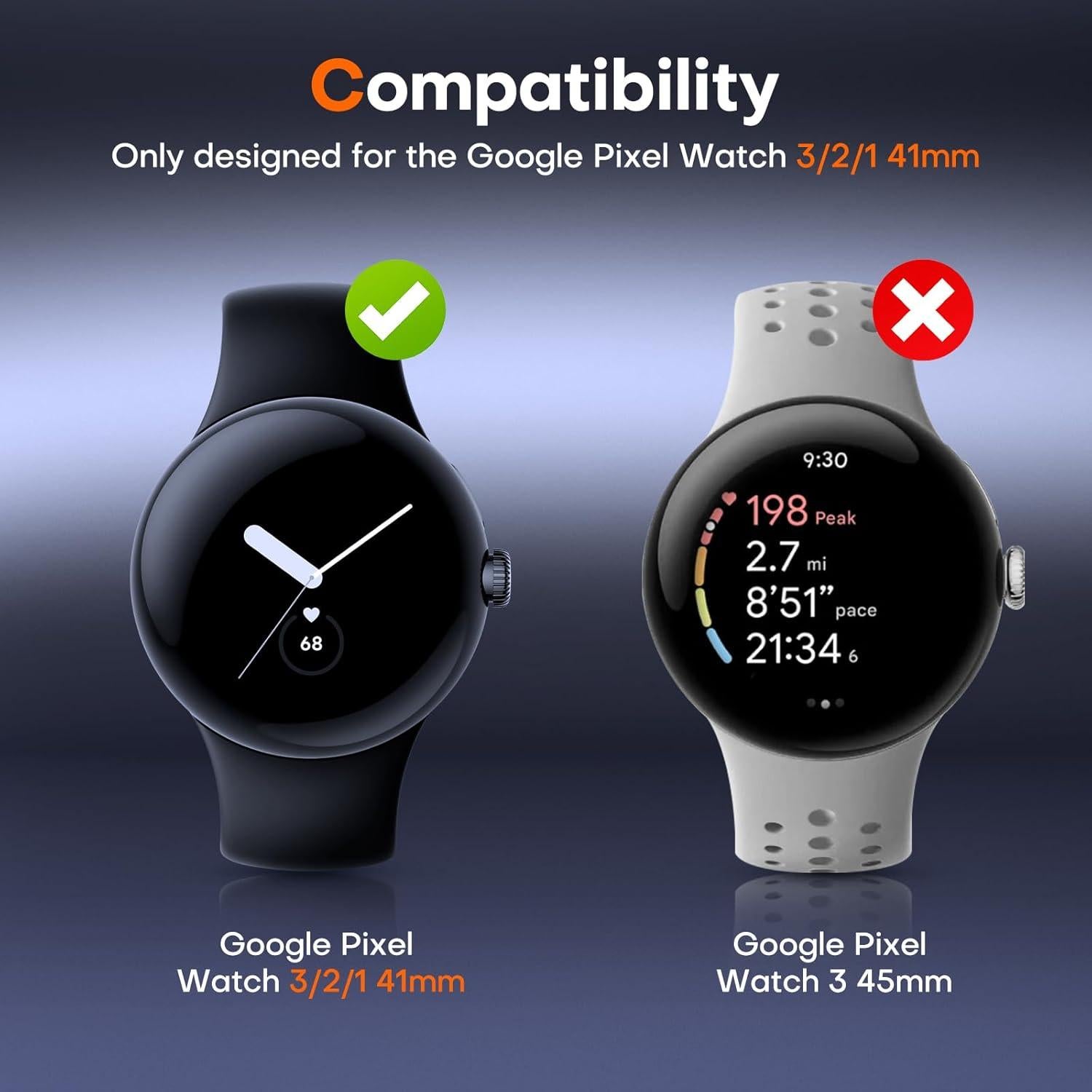 Protector de Pantalla TPU LK para Google Pixel Watch 3/2 41mm