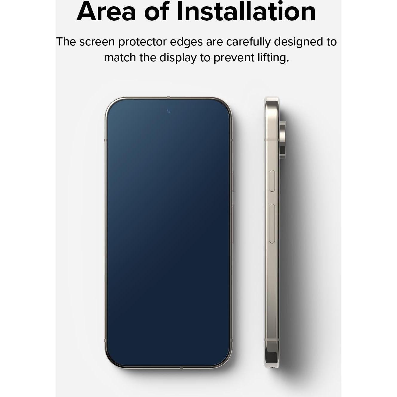 Protector de Pantalla Vidrio Templado Ringke Easy Slide 9H - 2 Unidades