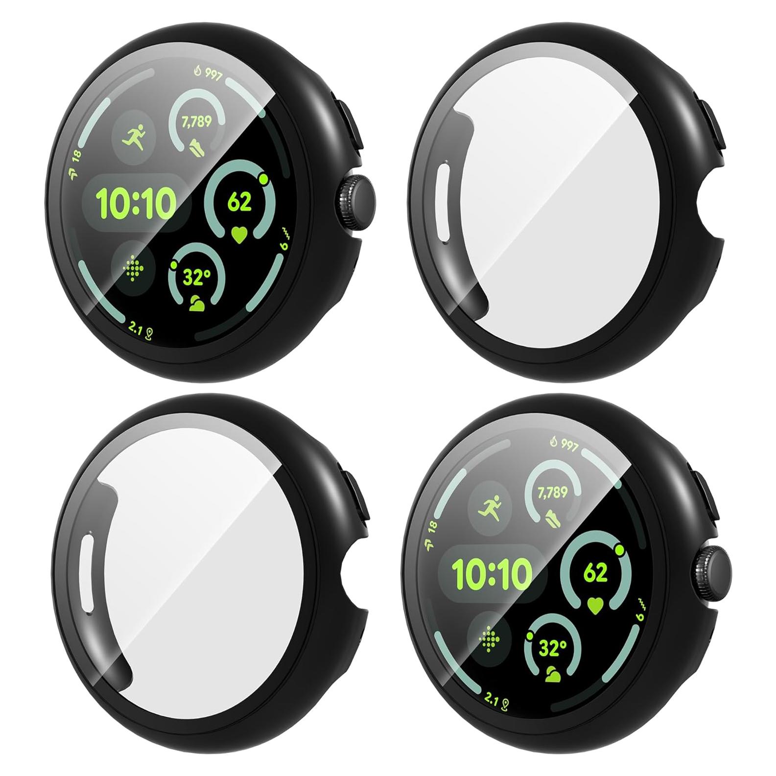 Funda Protectora Suoman para Google Pixel Watch 3 45mm - 4-Pack