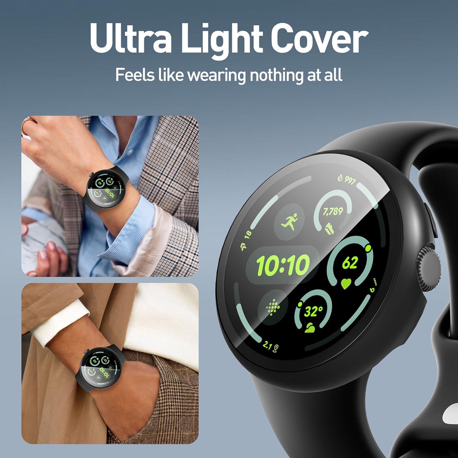 Funda Protectora Suoman para Google Pixel Watch 3 45mm - 4-Pack