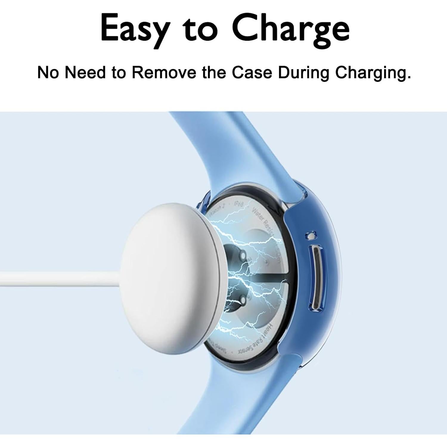 16 Fundas Brillantes YUVIKE para Google Pixel Watch 41mm