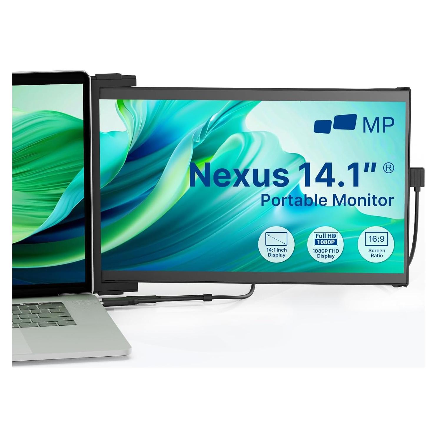 Monitor Portátil Nexus 14.1" HD IPS 1080P USB-C HDMI