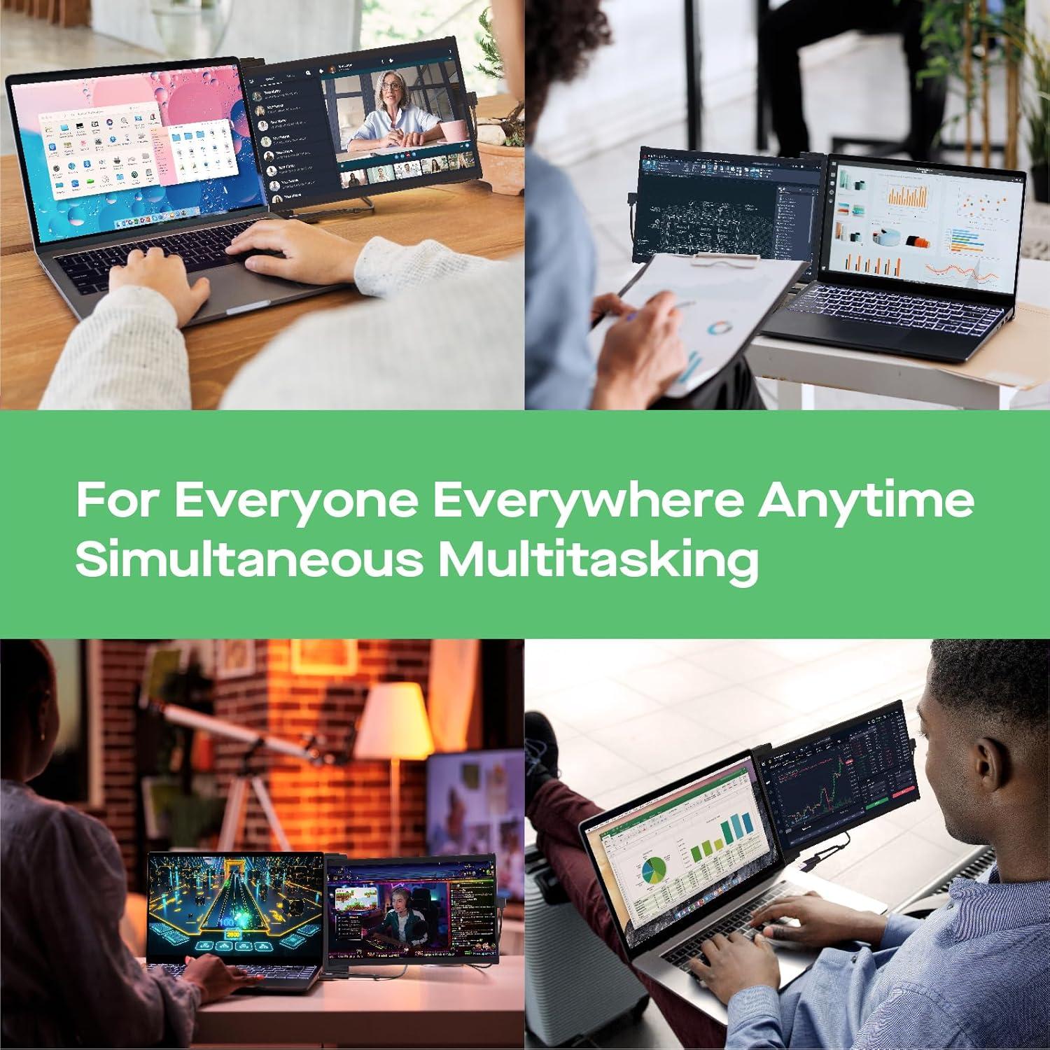 Monitor Portátil Nexus 14.1" HD IPS 1080P USB-C HDMI