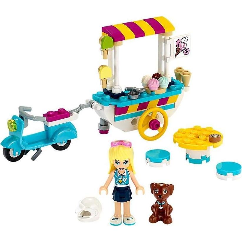 Friends Ice Cream Cart 41389 Building Kit, Featuring Friends Stephanie Mini-Doll, New 2020 (97 Pieces)