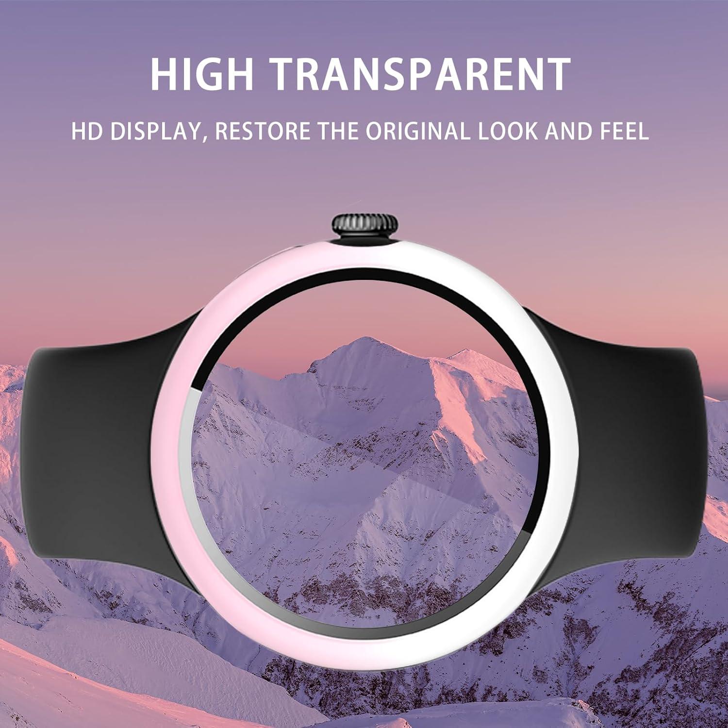 Paquete de 4 fundas para Google Pixel Watch 3 45mm Eiavike