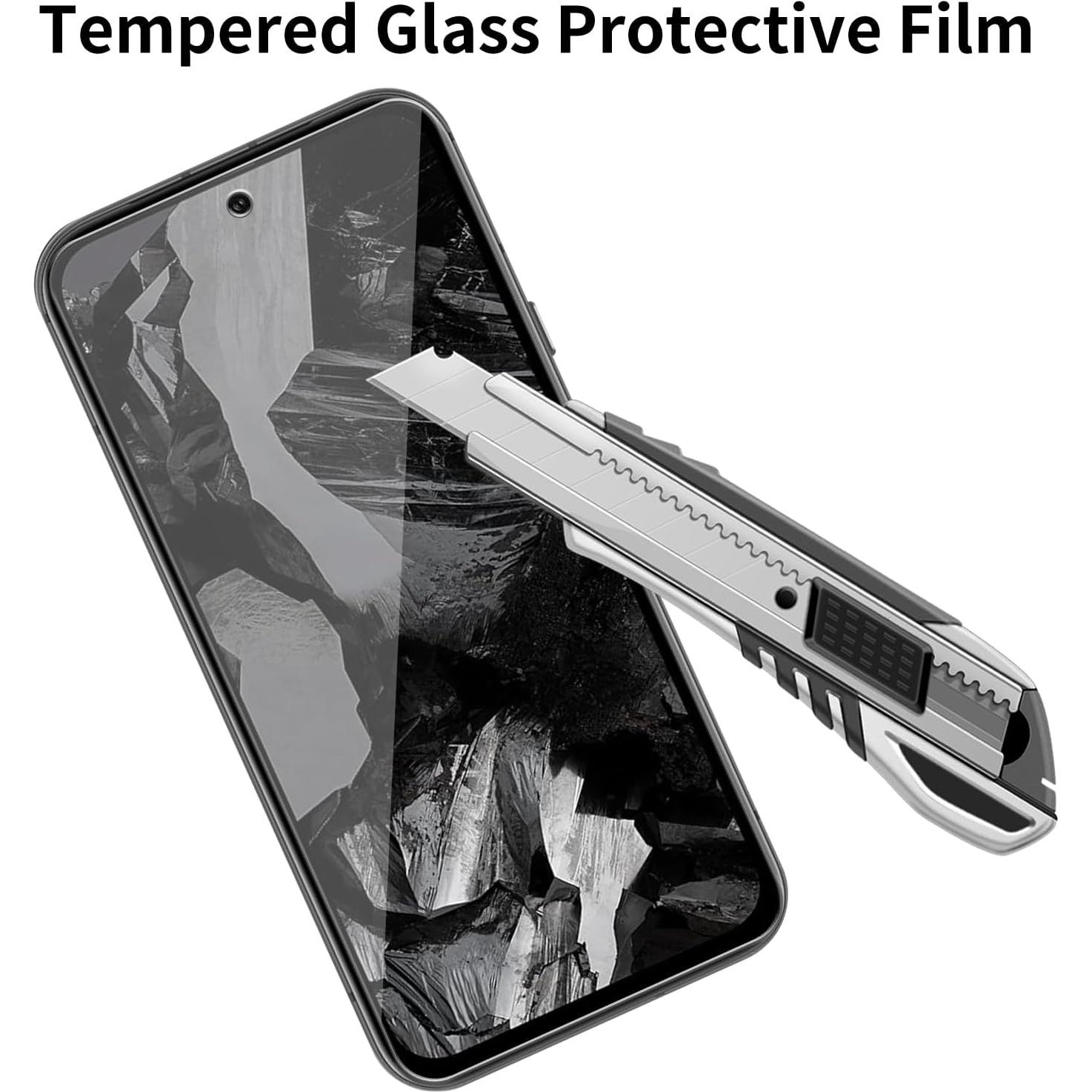 Protector de Pantalla Vidrio Templado iCsapr para Google Pixel 8a