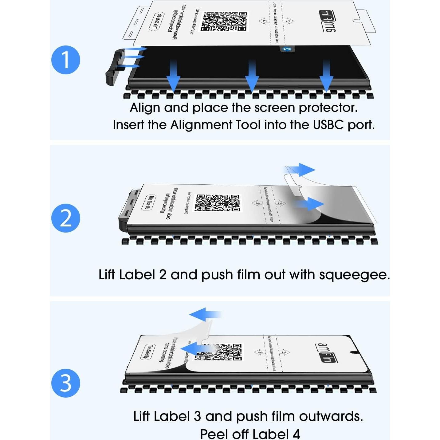 Protector de Pantalla amFilm para Google Pixel 7 Pro - TPU HD