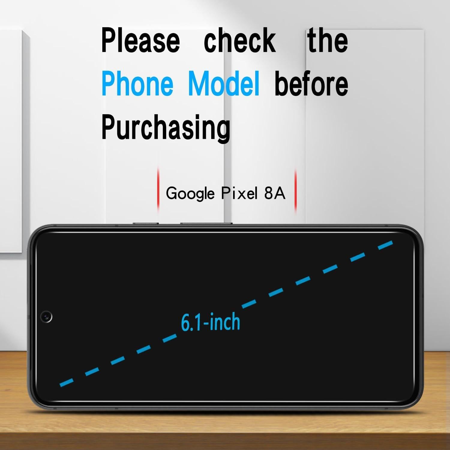 Protector de Pantalla de Privacidad Slanku para Google Pixel 8A