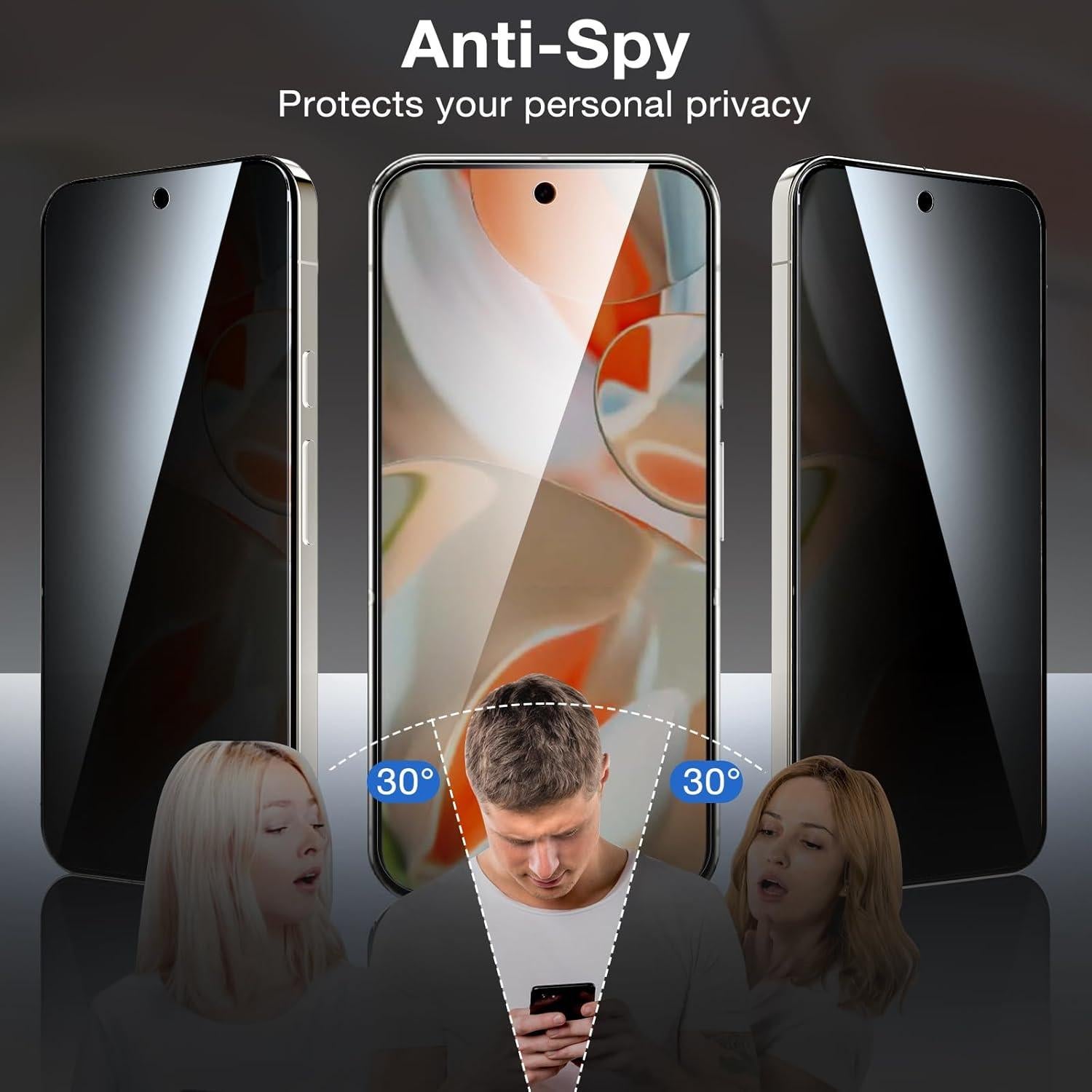 Protector de Pantalla Privado YWXTW para Google Pixel 9 Pro XL