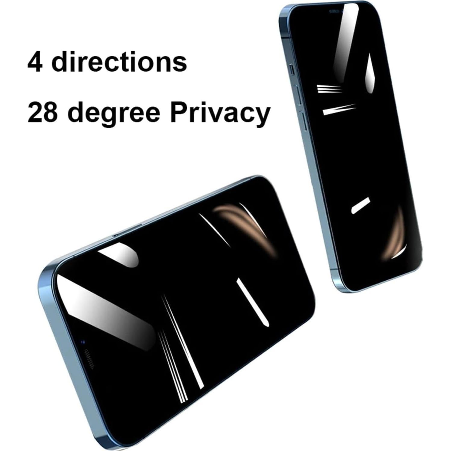 Paquete de 2 Protectores de Pantalla Privados BWEDXEZ 6.3"