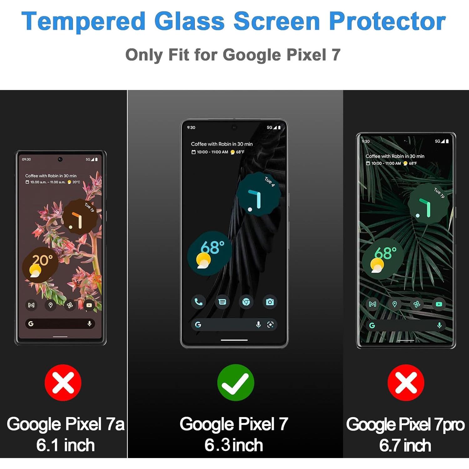 Protector de Pantalla Vidrio Templado AVOAR para Google Pixel 7 6.3"