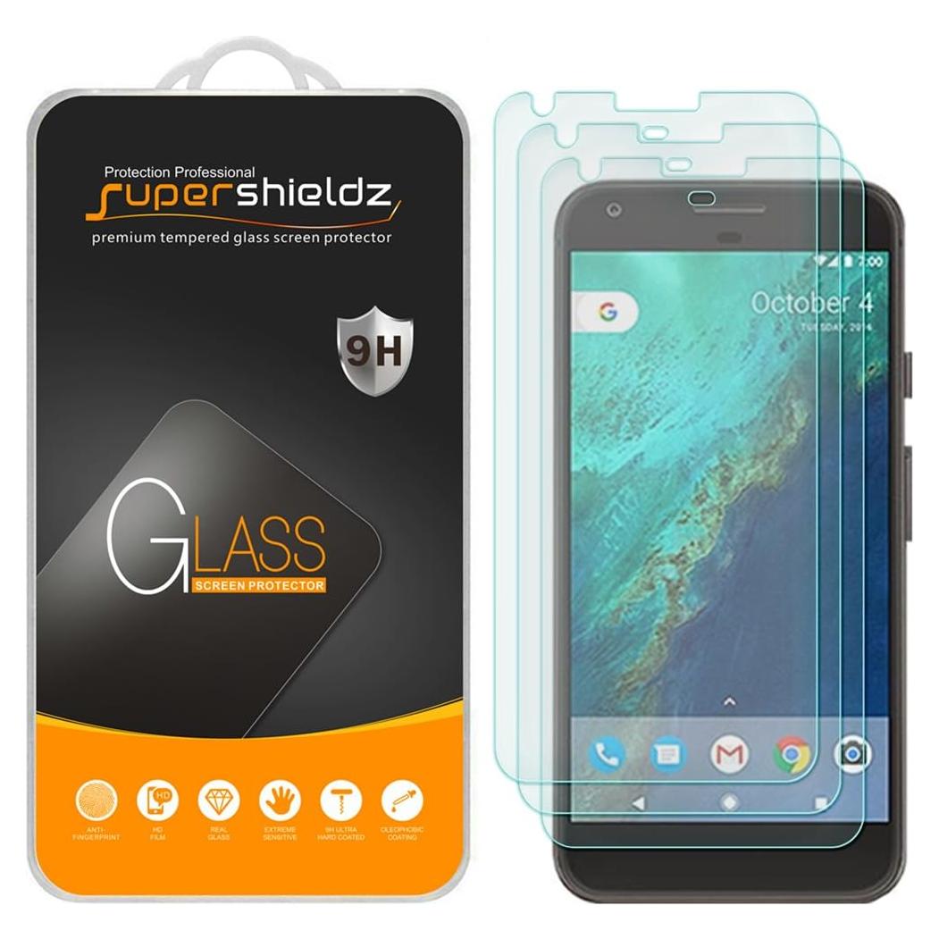 Protector de Pantalla Vidrio Templado Supershieldz para Google Pixel XL - 3 Unidades