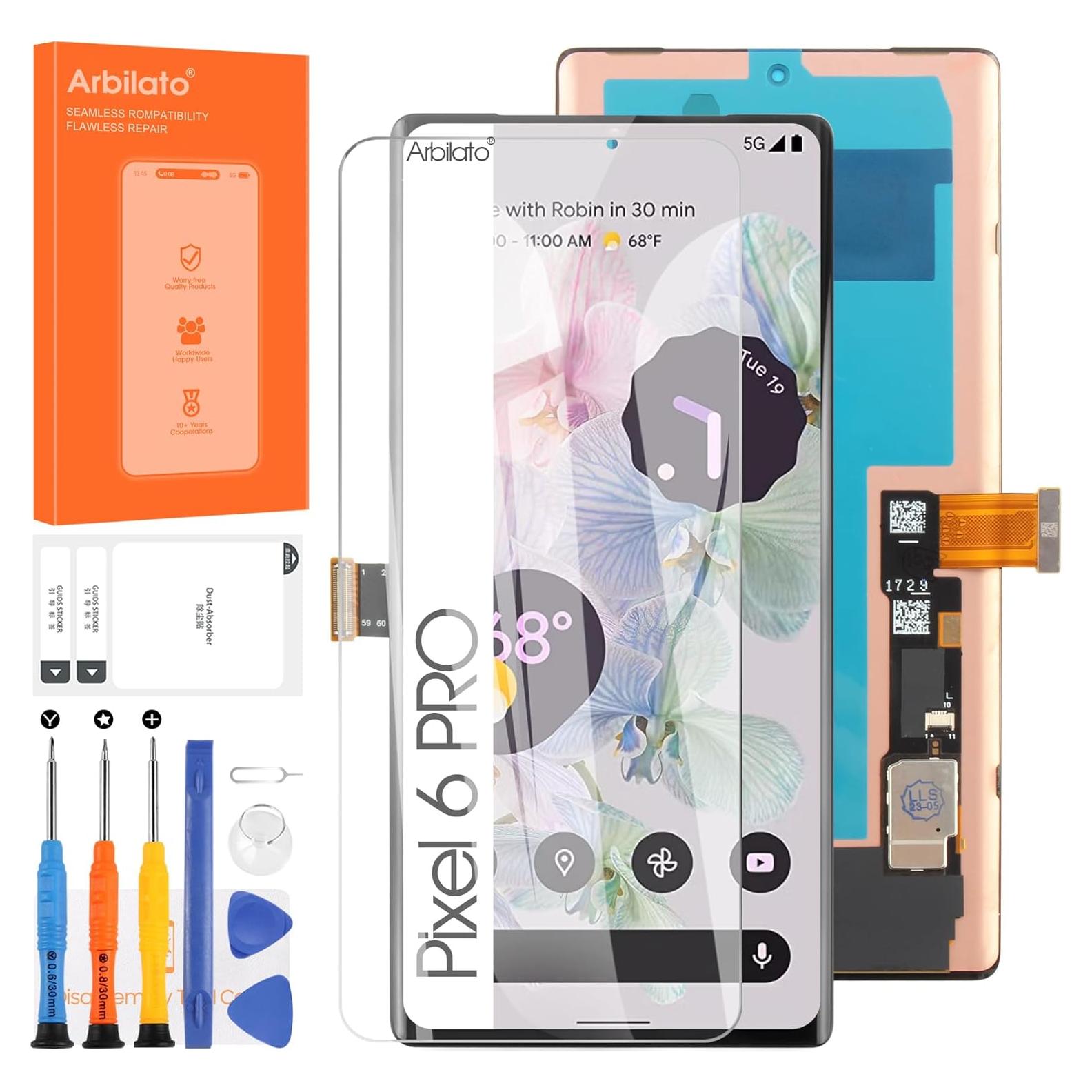 Pantalla LCD de Reemplazo para Google Pixel 6 Pro - Negro