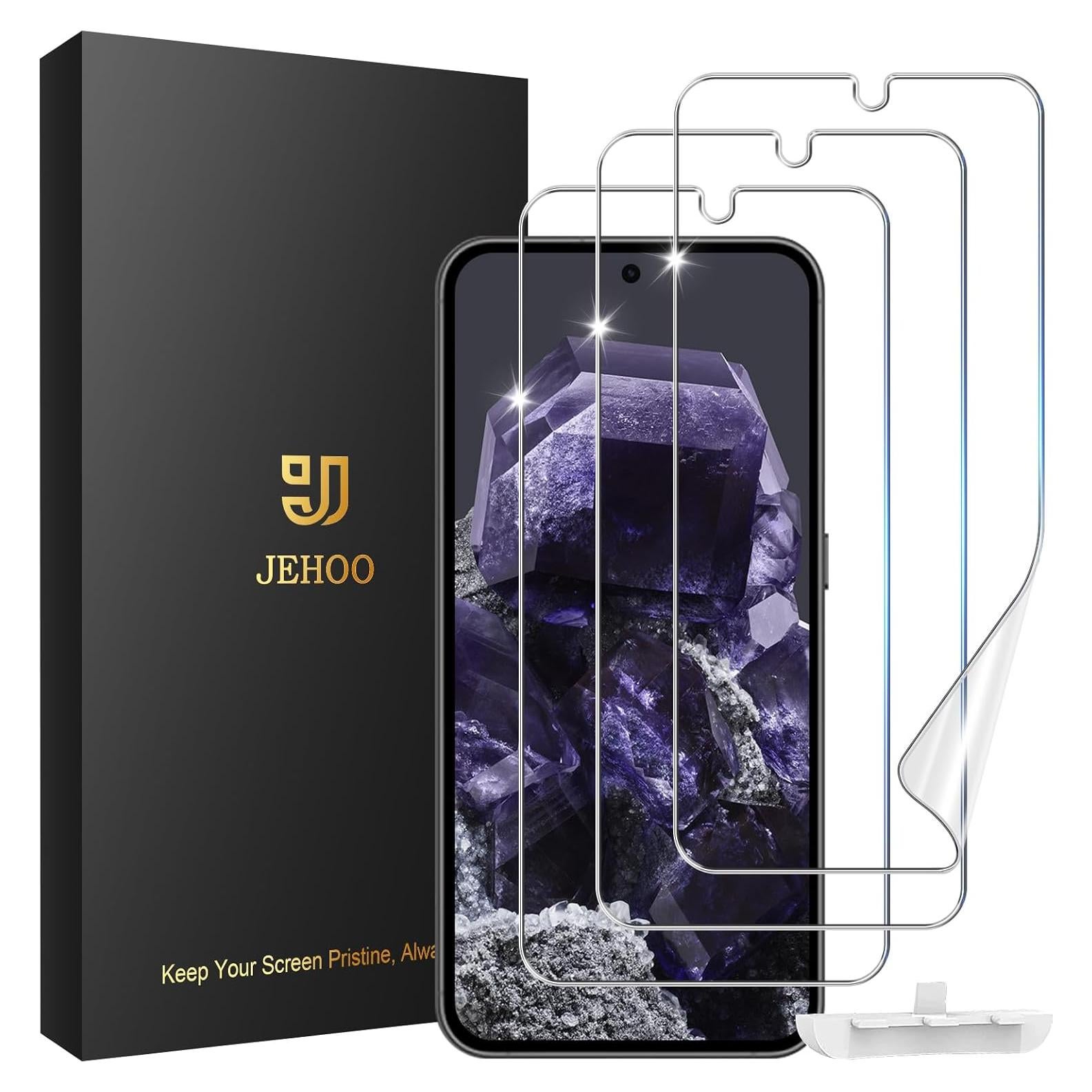 Protector de Pantalla TPU para Google Pixel 8 - 3 Paquete, Instalación Fácil