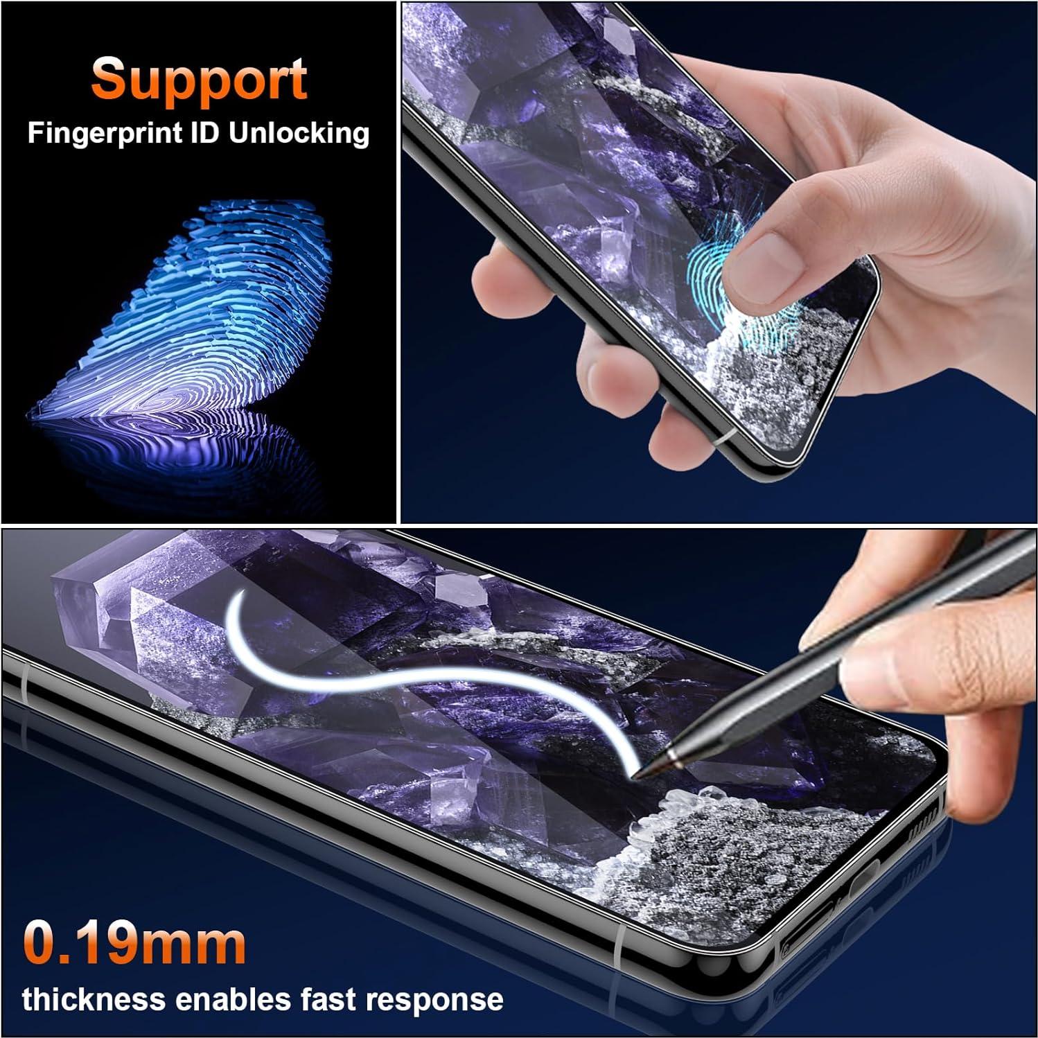 Protector de Pantalla TPU para Google Pixel 8 - 3 Paquete, Instalación Fácil