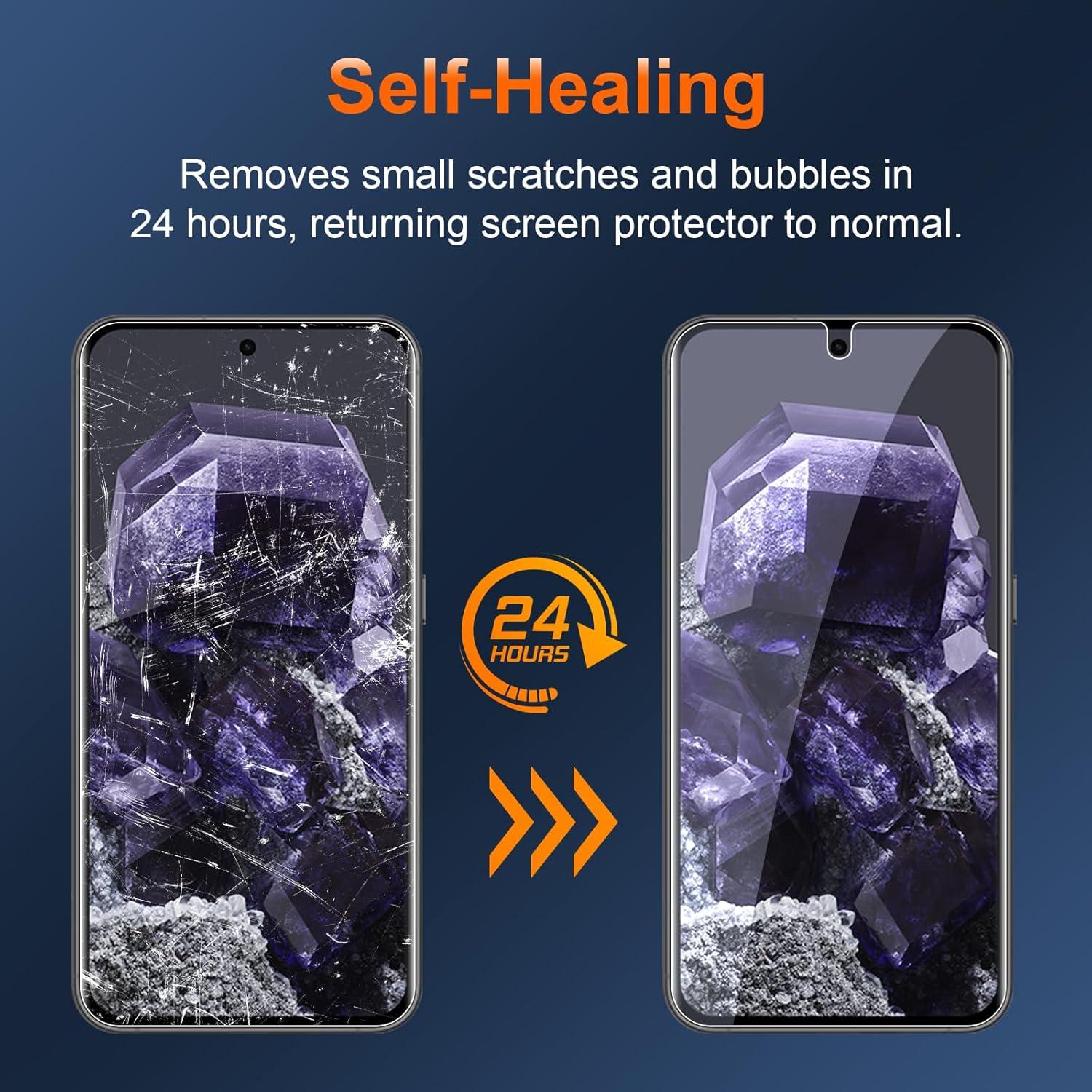 Protector de Pantalla TPU para Google Pixel 8 - 3 Paquete, Instalación Fácil