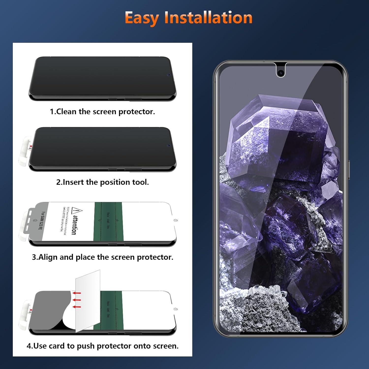 Protector de Pantalla TPU para Google Pixel 8 - 3 Paquete, Instalación Fácil