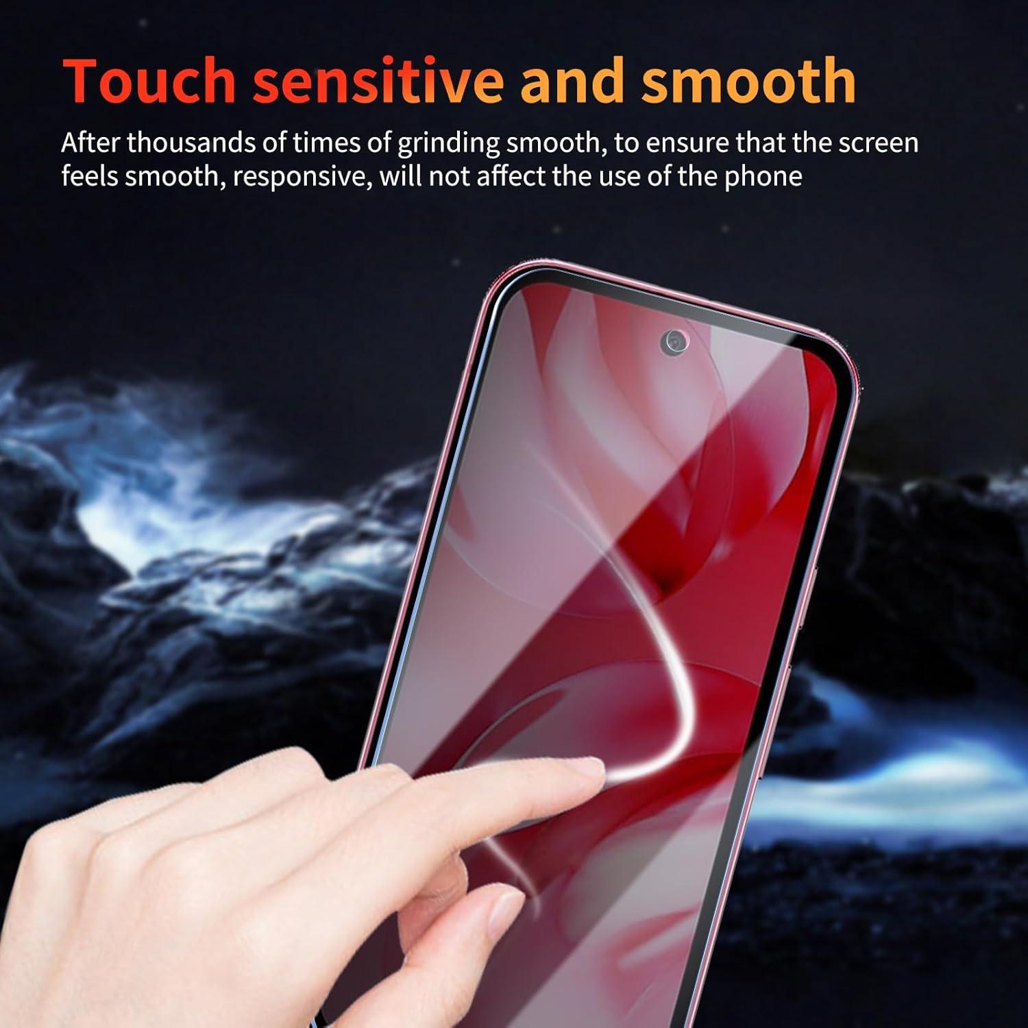 Protector de Pantalla Privado YUXINDZ para Google Pixel 9A - 3 Piezas Vidrio Templado 9H