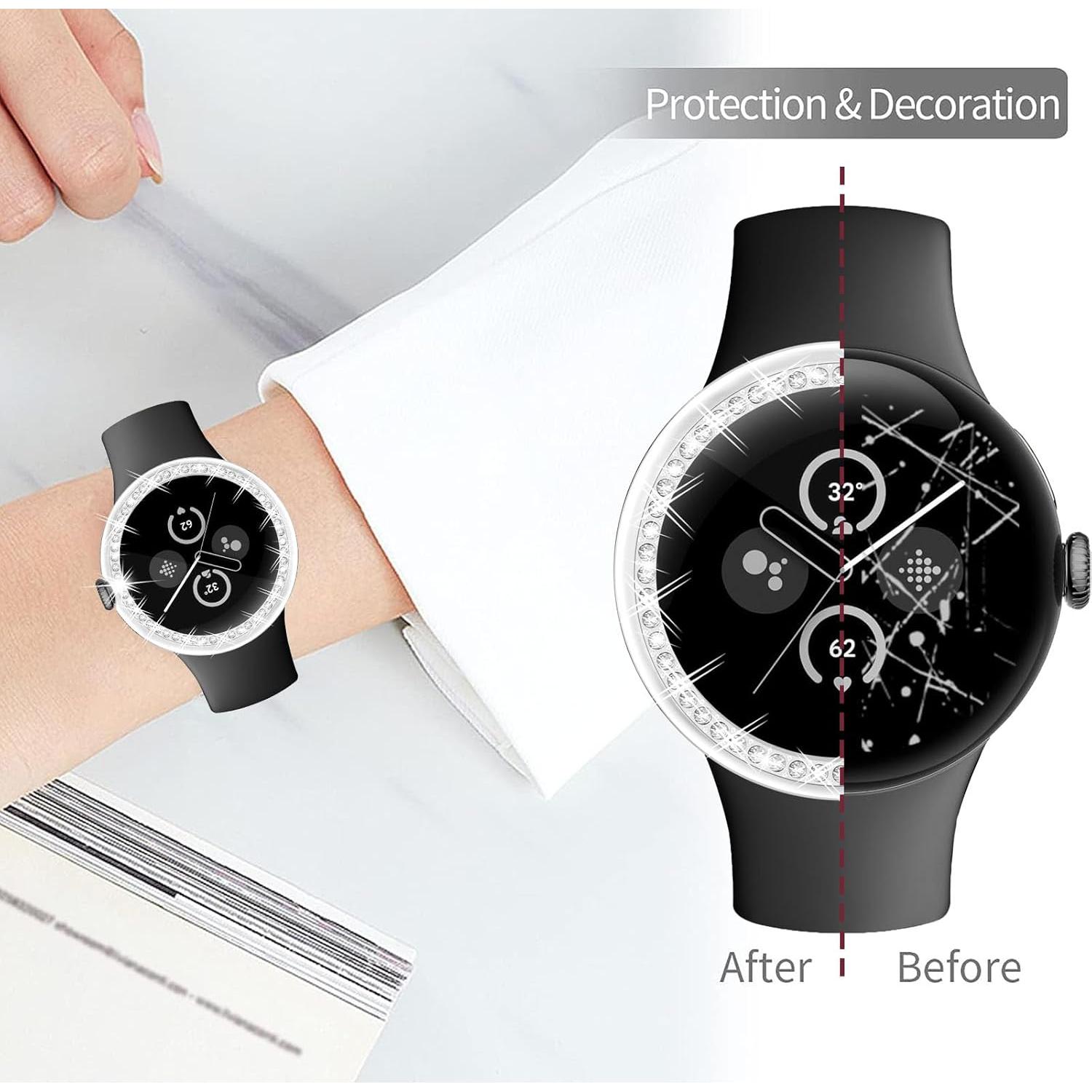 Fundas TPU RICHONE para Google Pixel Watch 41mm 12 Pack