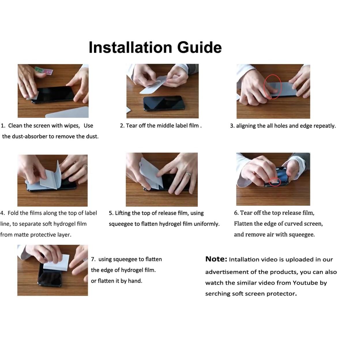 Protector de Pantalla Hidrogel 2Pack para Google Pixel 9 Pro XL