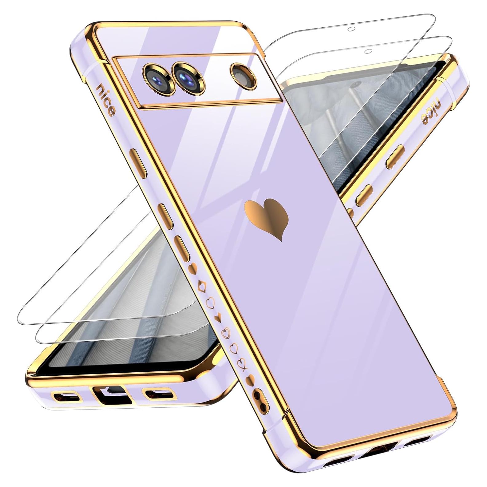 Funda TPU LeYi para Google Pixel 7A con protector de pantalla