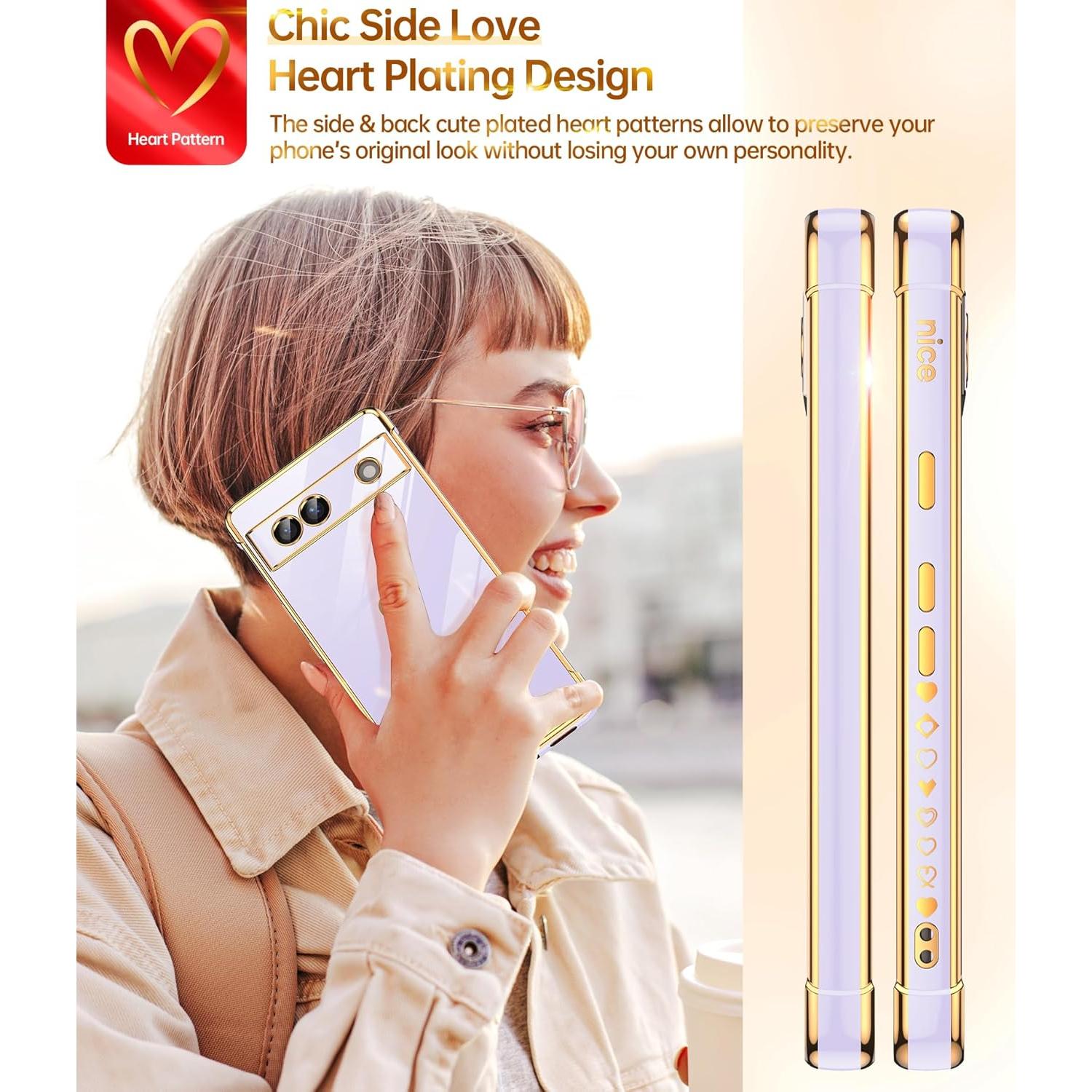 Funda TPU LeYi para Google Pixel 7A con protector de pantalla