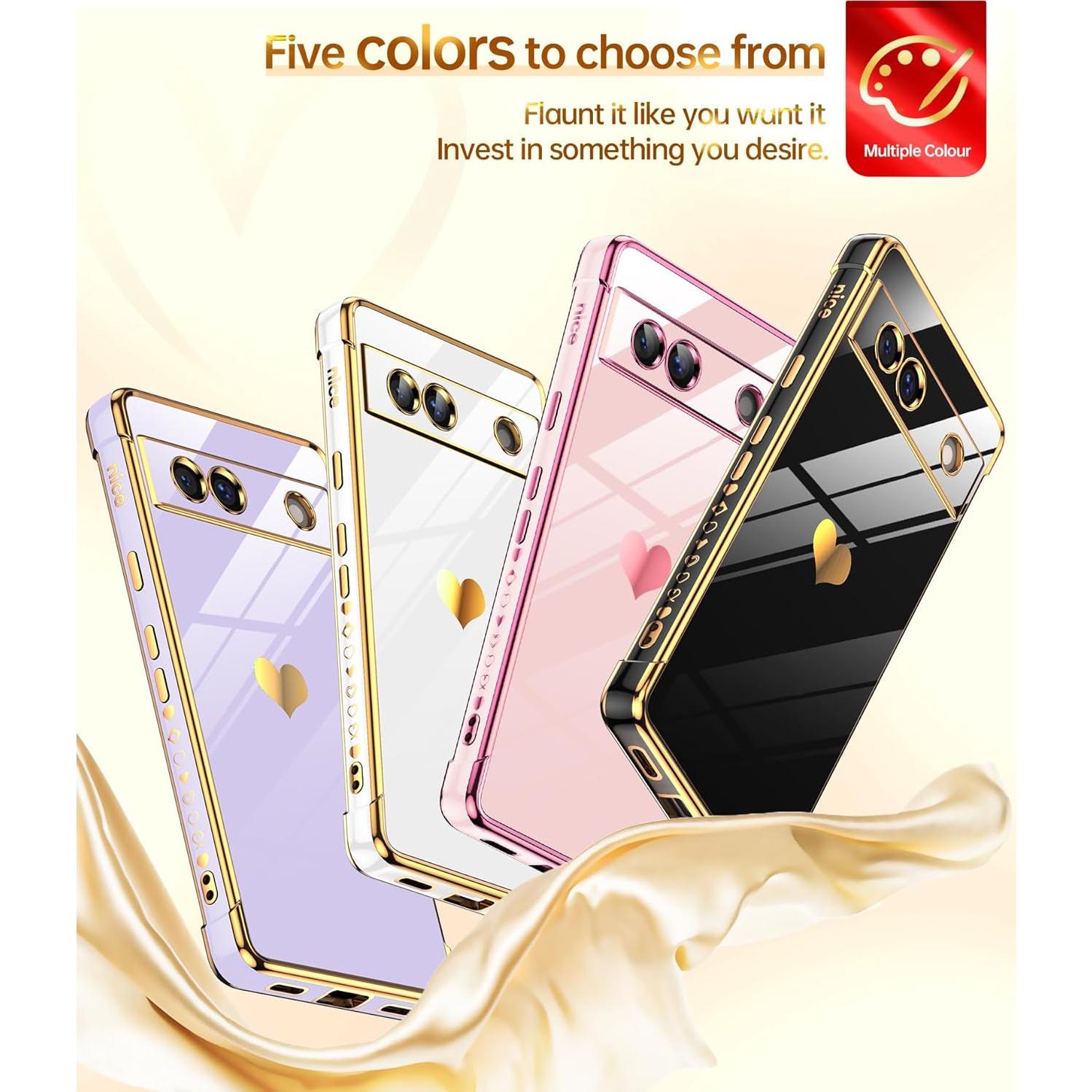 Funda TPU LeYi para Google Pixel 7A con protector de pantalla