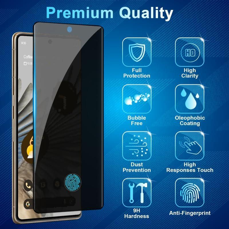 Protector de Pantalla Privado Vidrio Templado Pixel 7 Pro 5G