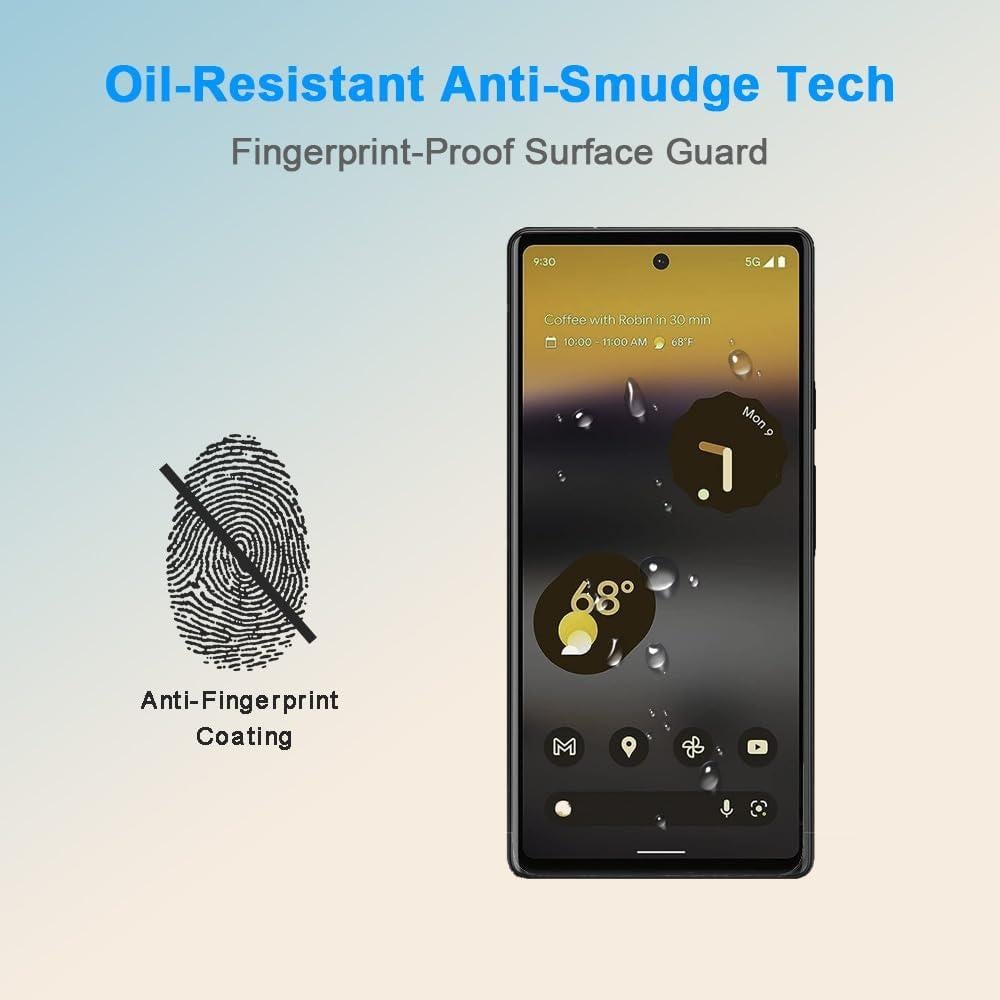 3 Protectores de Pantalla Vidrio Templado ZYHKJYL para Google Pixel 6A