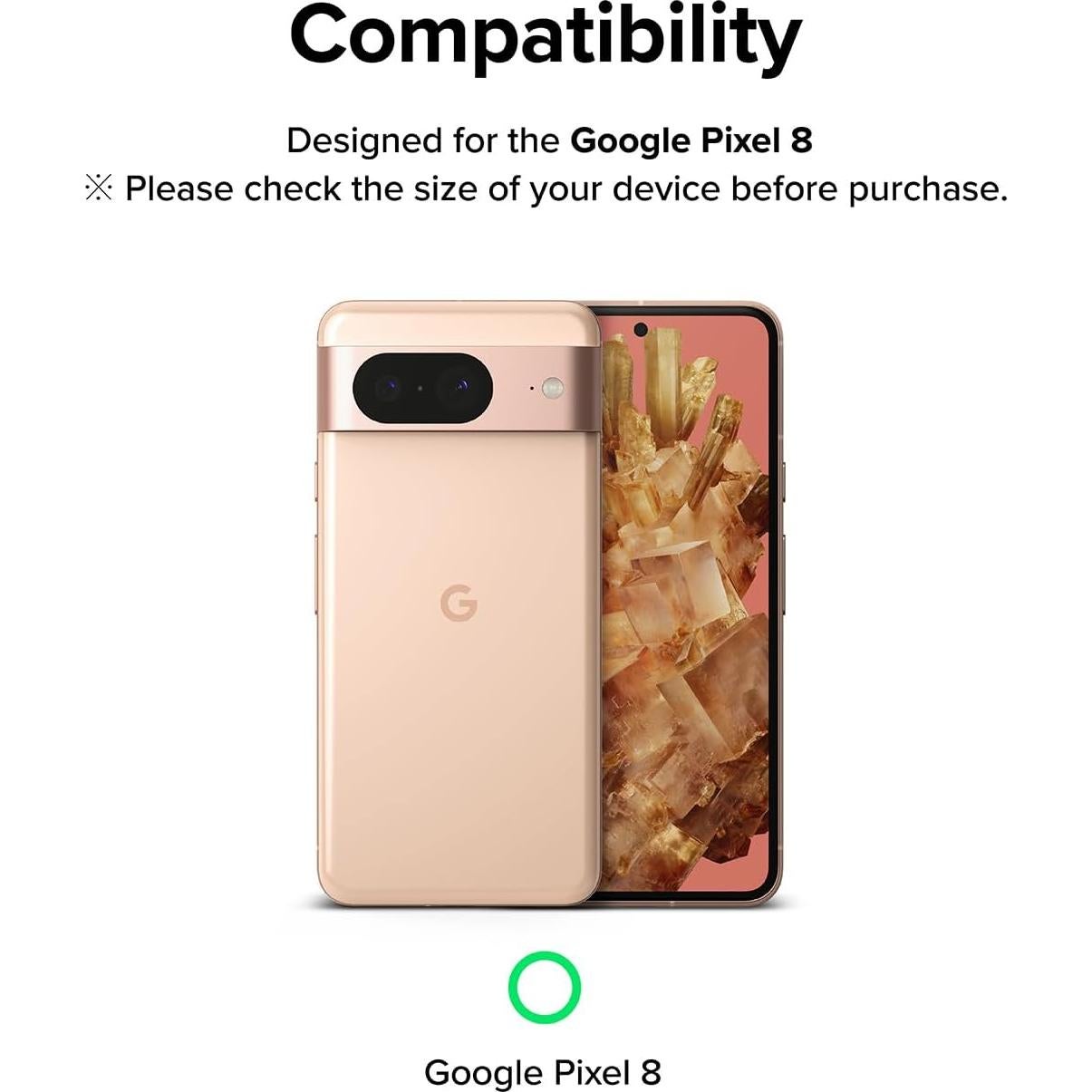 Protector de Lente de Cámara Ringke para Google Pixel 8 - Vidrio Templado