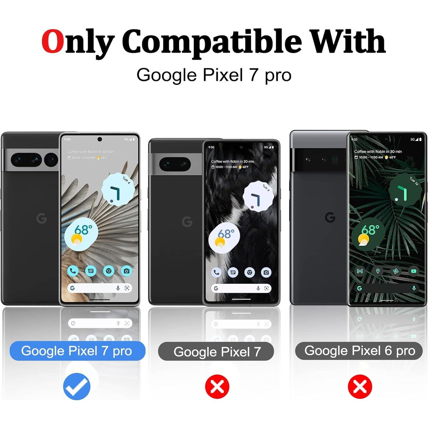 Protector de Pantalla TPU WYQLTD para Google Pixel 7 Pro - 3 Pack