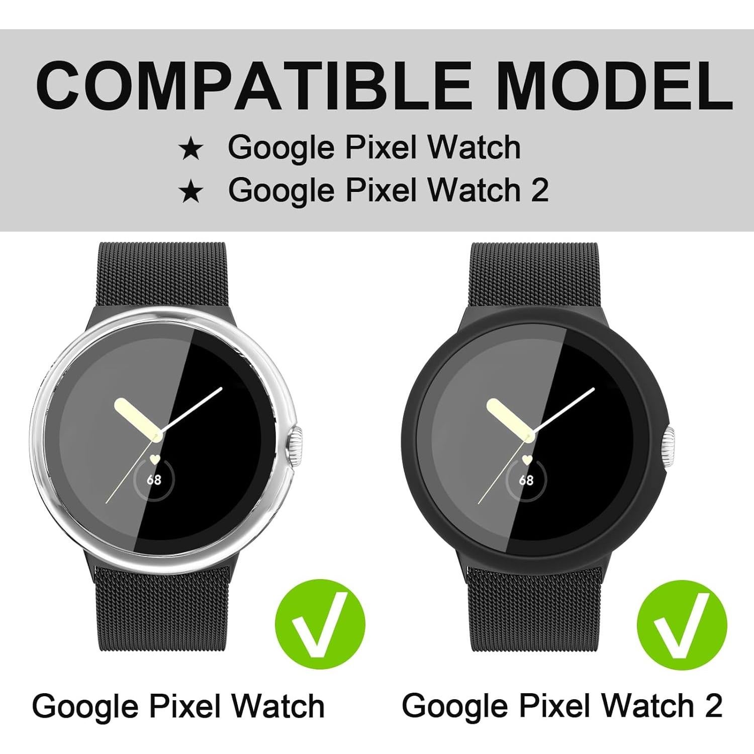 Funda Dura Oumida con Protector de Pantalla para Pixel Watch 2