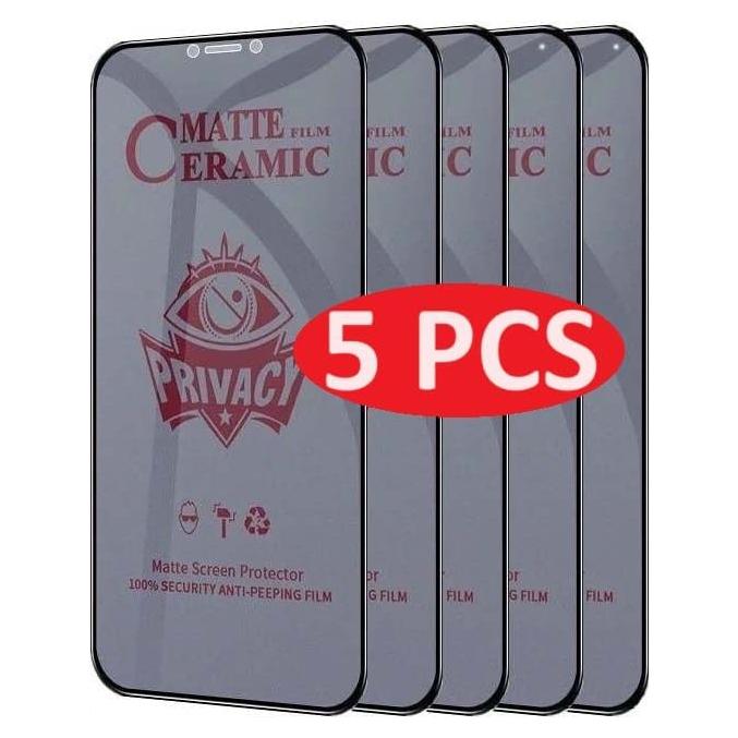 5 Protectores de Pantalla Cerámica Mate para Google Pixel 7a