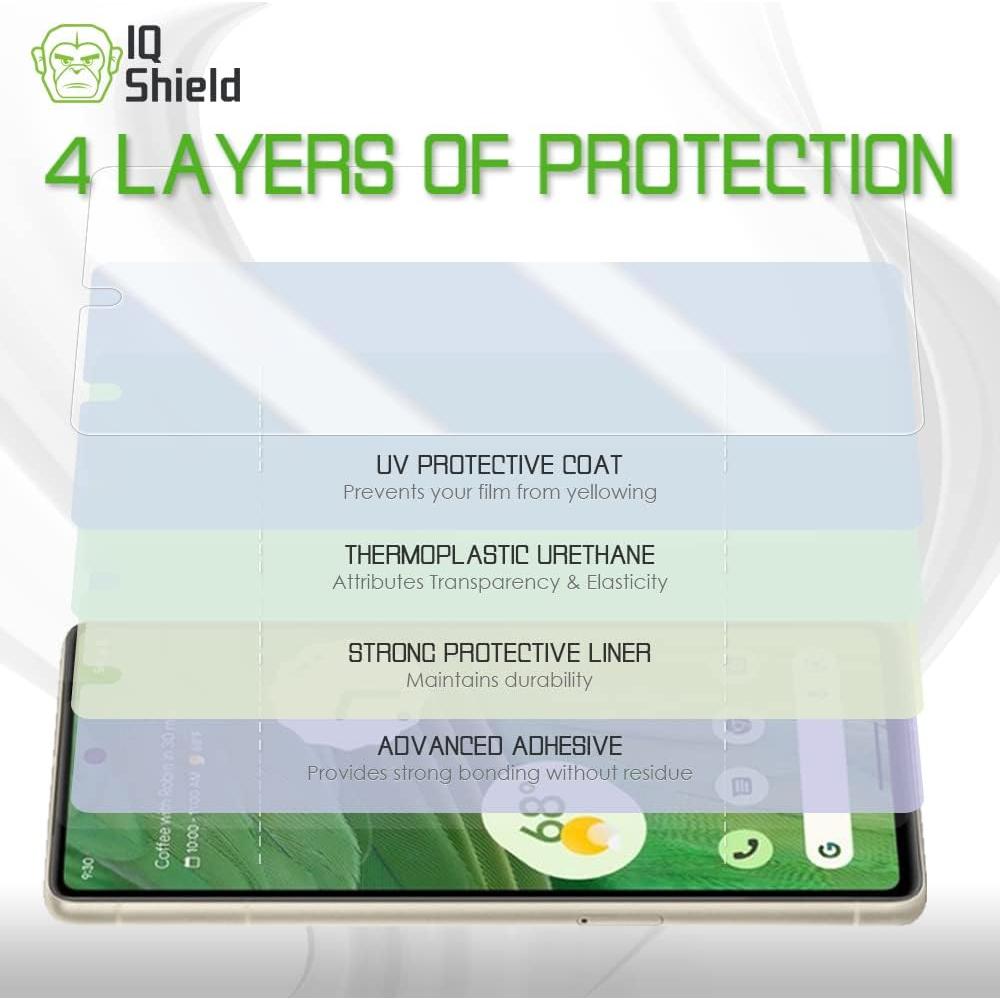 Protector de Pantalla IQShield para Google Pixel 7 - 2 Unidades TPU Anti-Burbujas