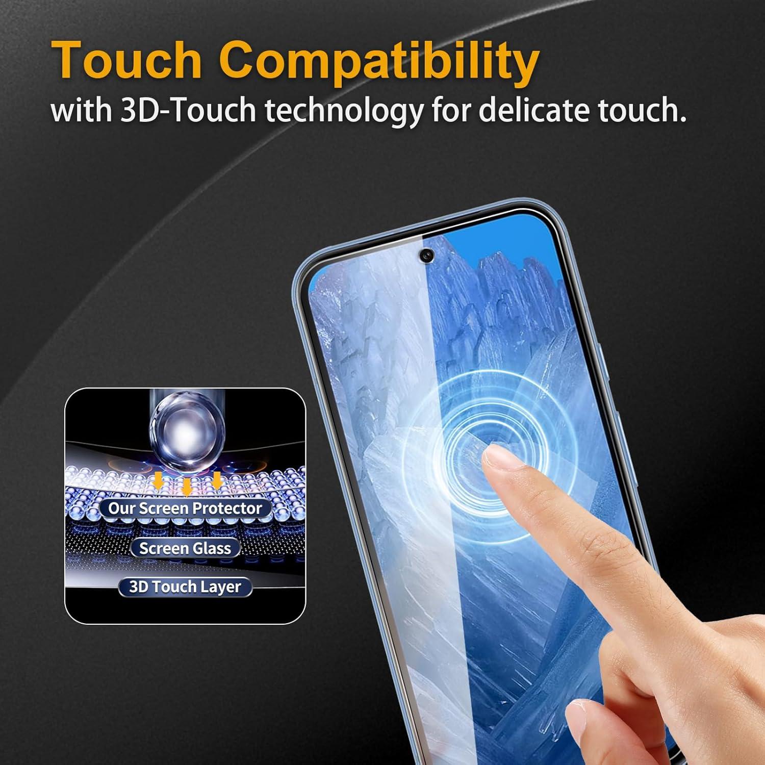 Protector de Pantalla Privado Nixinioo para Google Pixel 8a - 3 Pack