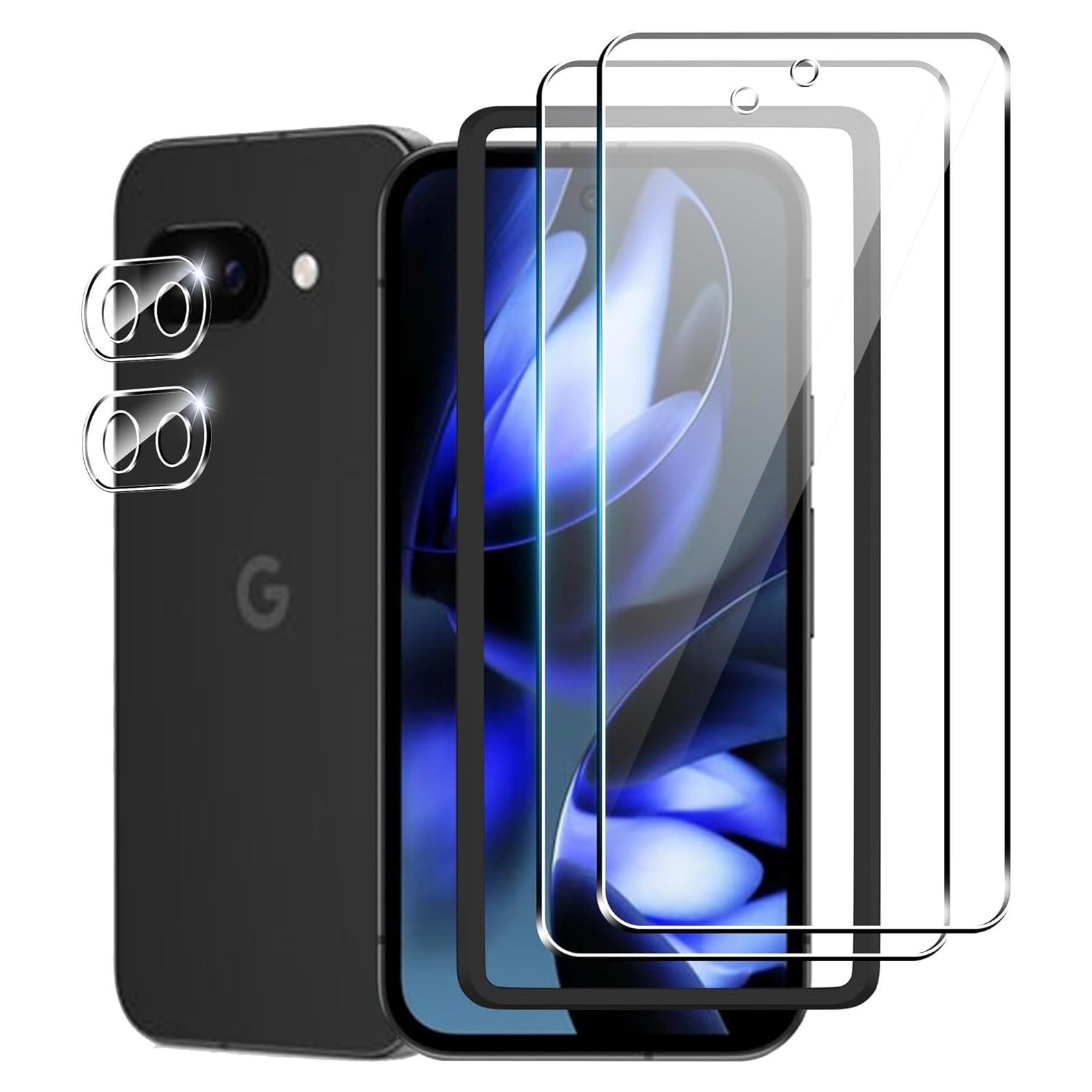 Protector de Pantalla y Lente para Google Pixel 9a - Vidrio Templado 9H