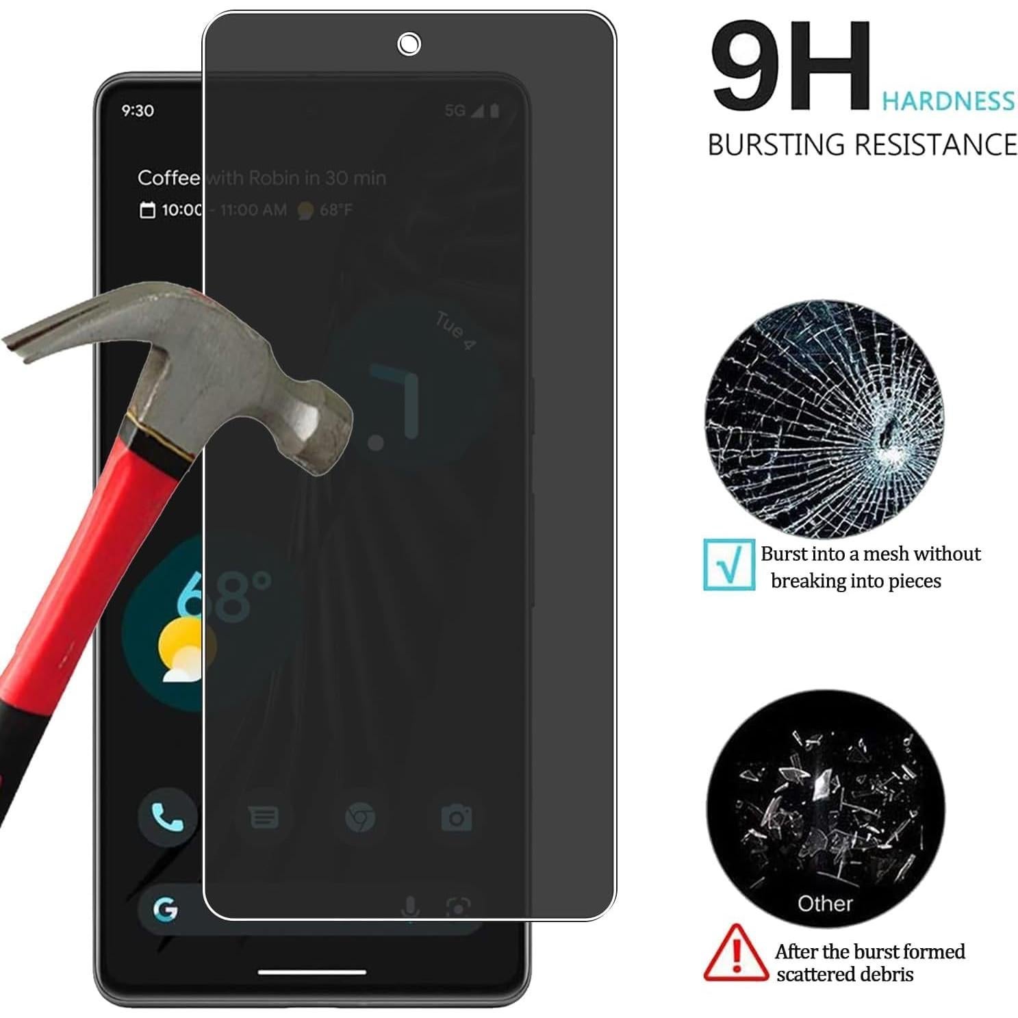 Paquete de 3 Protectores de Pantalla KELOLIN para Google Pixel 7