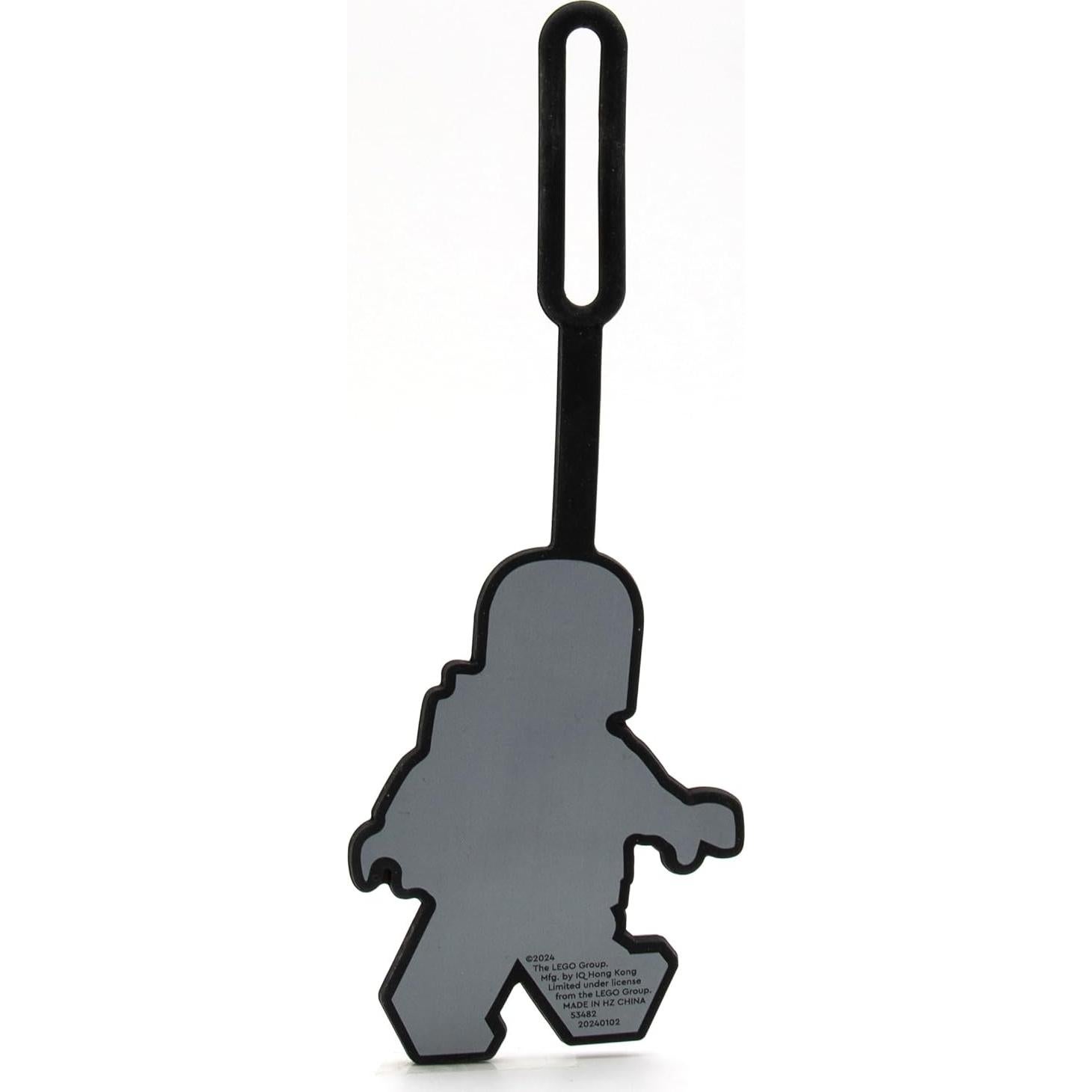 Etiqueta de Maleta Silicona LEGO Spaceman Azul 17.78x6.35cm