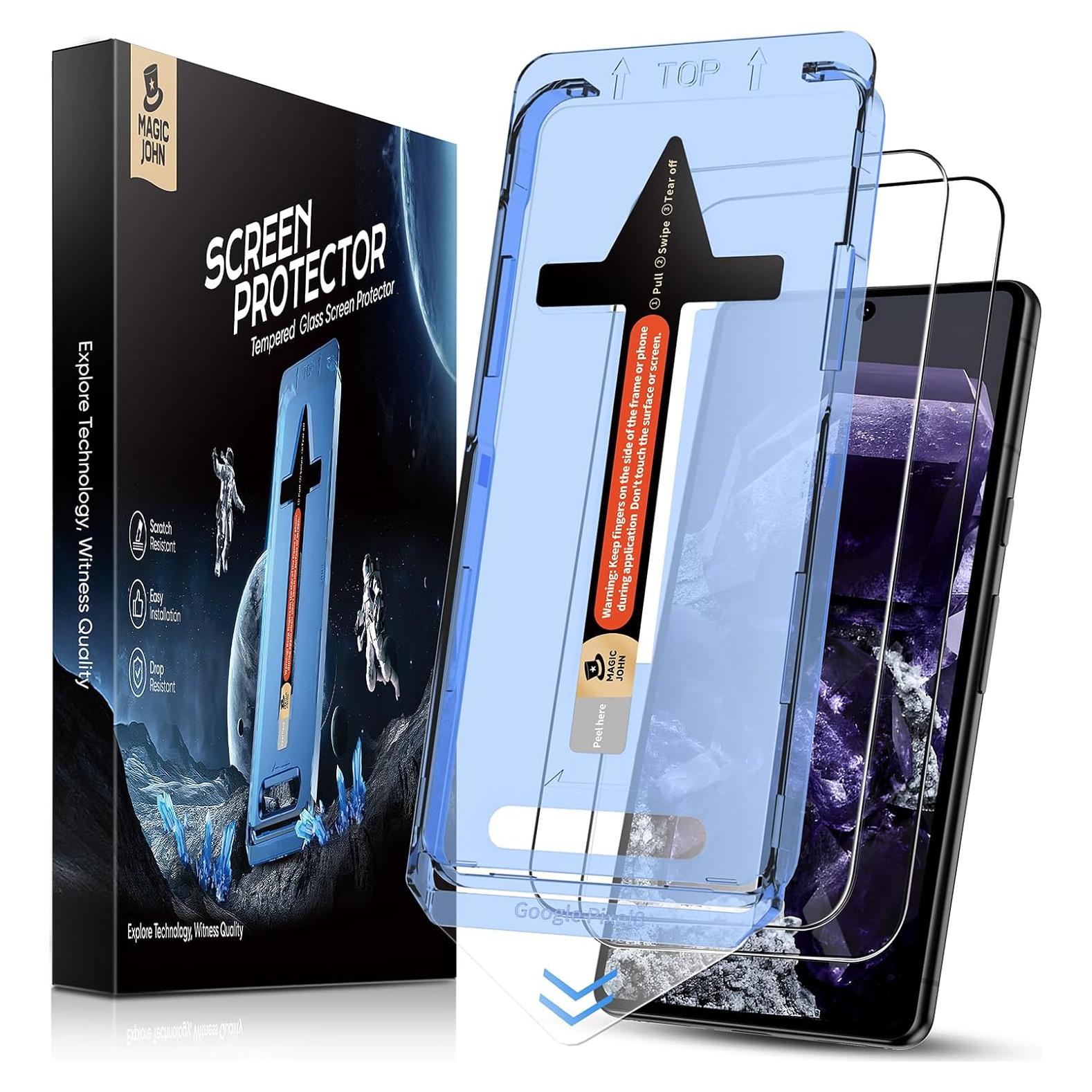 Protector de Pantalla Vidrio Templado MAGIC JOHN para Google Pixel 8