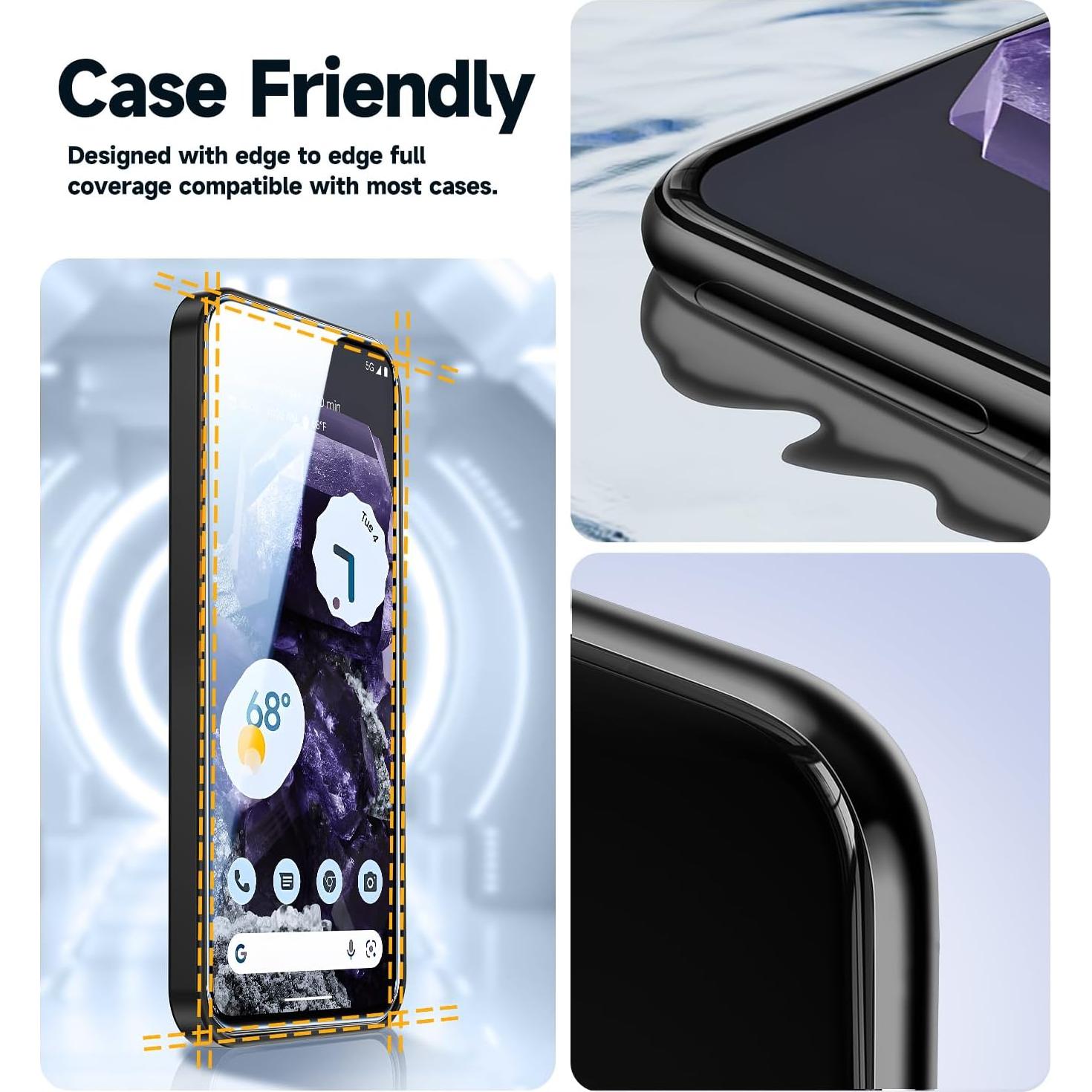 Protector de Pantalla Vidrio Templado MAGIC JOHN para Google Pixel 8