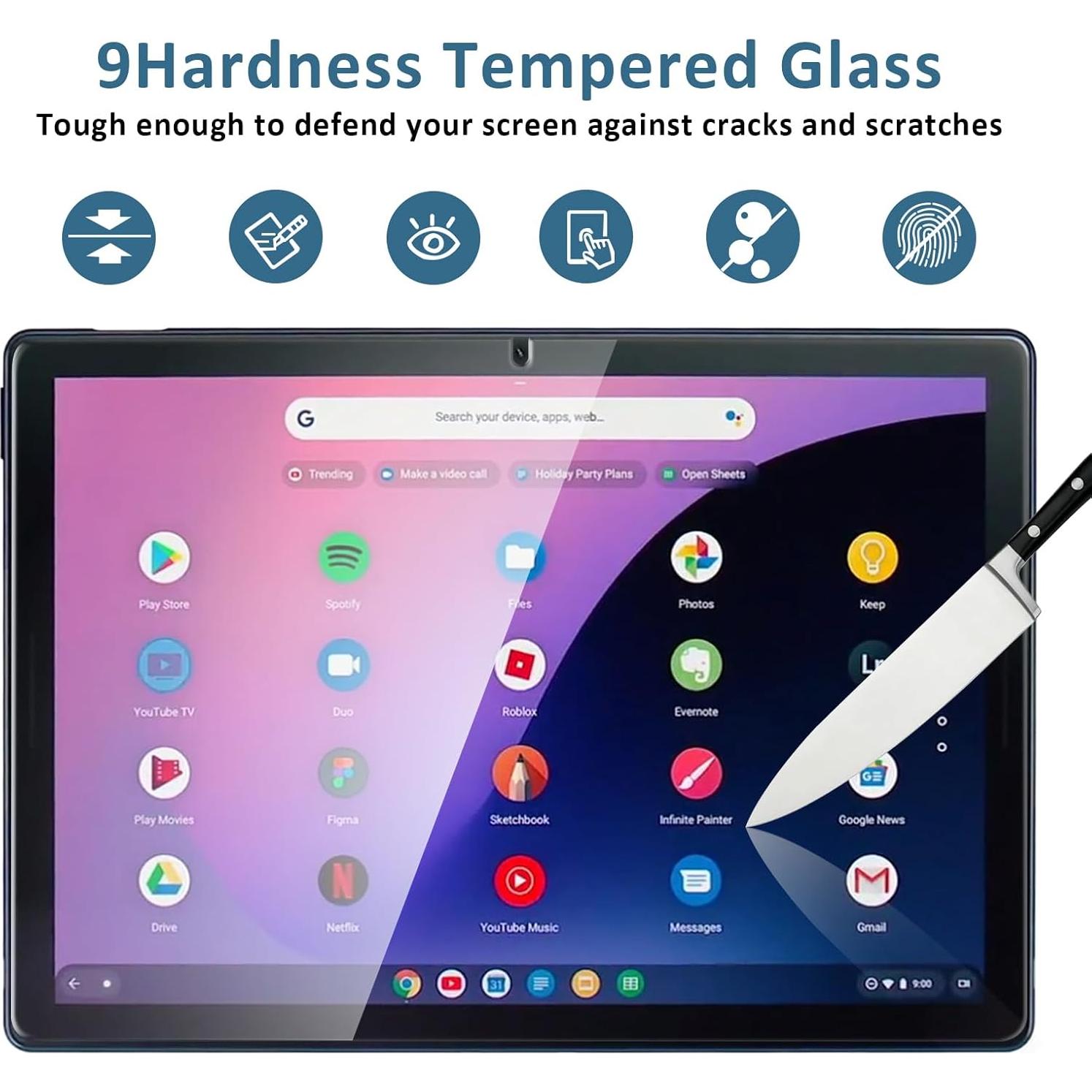 Paquete de 3 Protectores de Pantalla Tarewoeki para Google Pixel Tab 11"