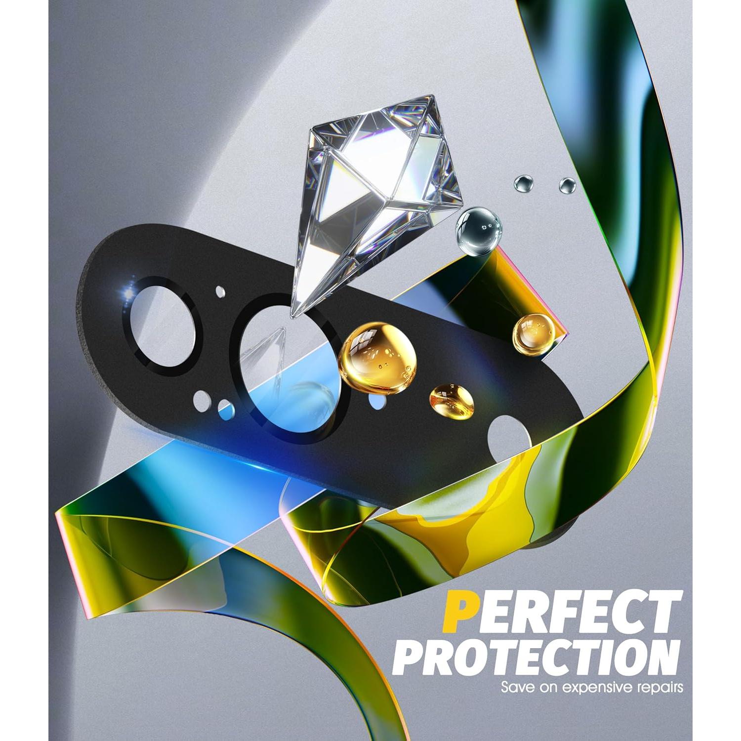 Protector de Lente de Cámara Orzero para Google Pixel 9 - Metal y Vidrio