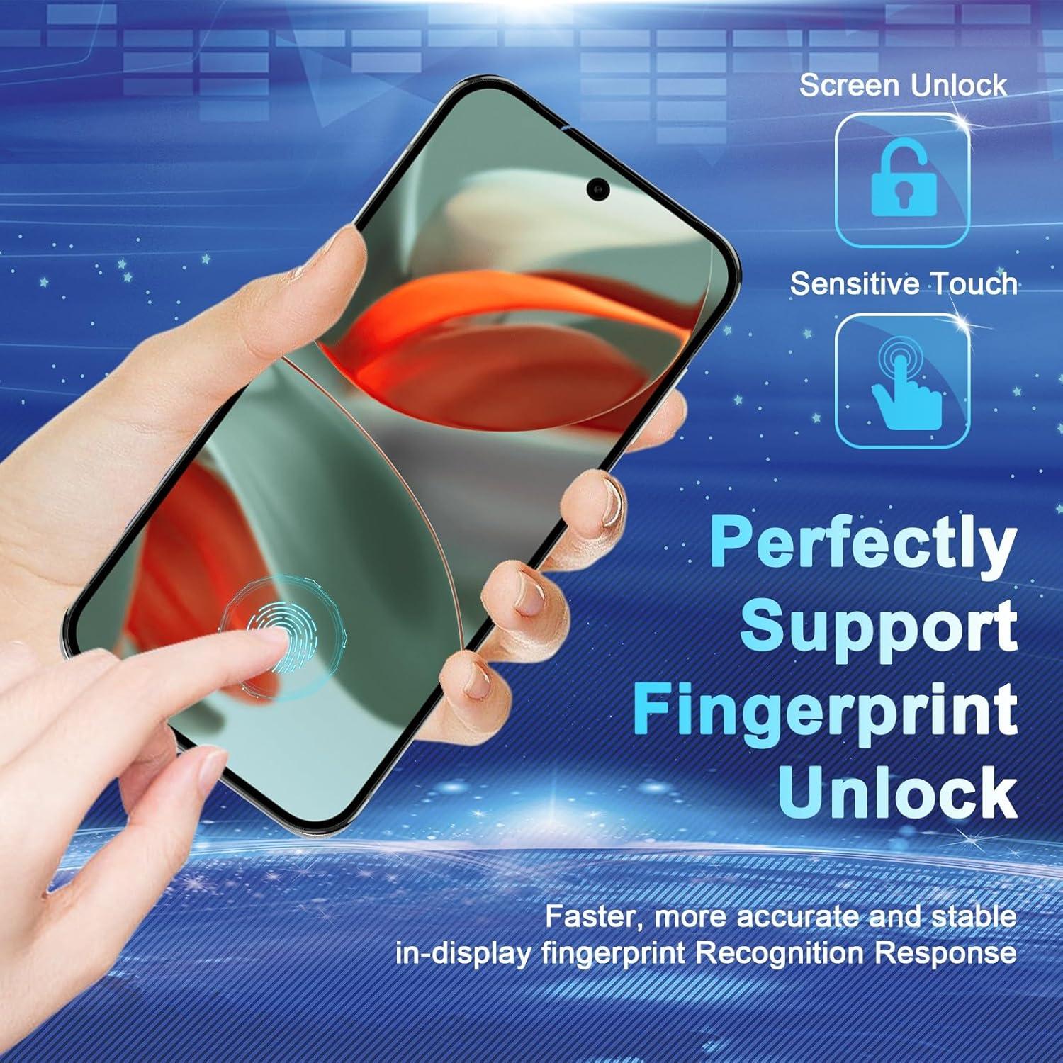 Paquete de 3 Protectores de Pantalla Vidrio Templado Pixel 9/9 Pro 5G