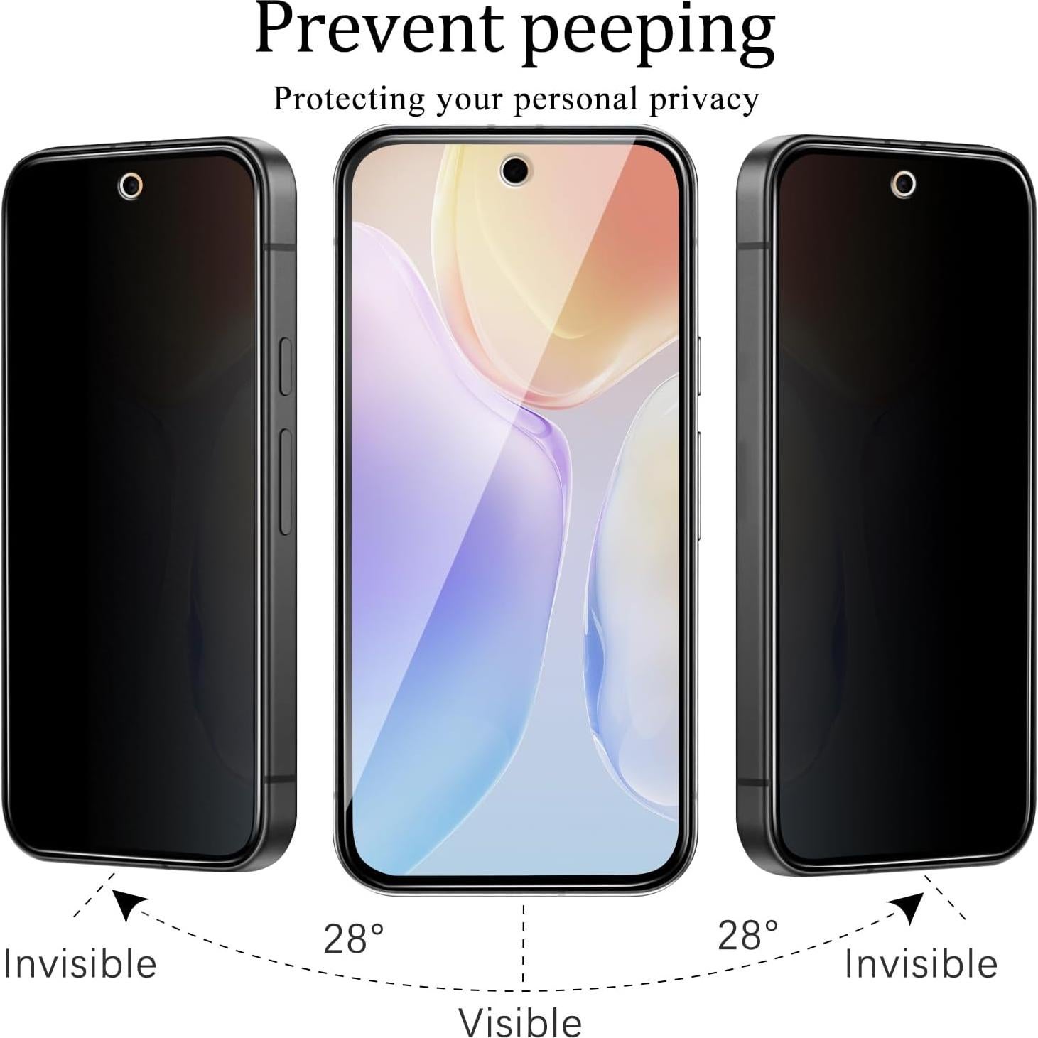 Protector de Pantalla KAREEN para Google Pixel 9a - Vidrio Templado Privado